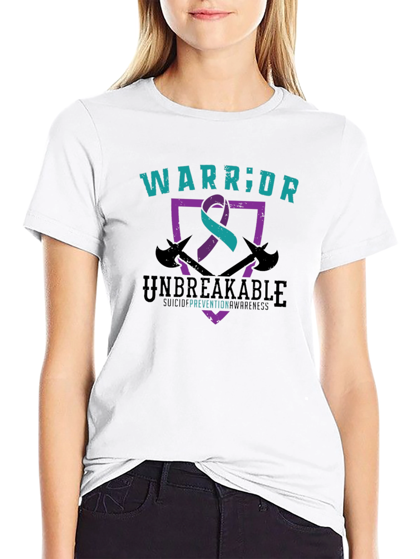 Warrior Unbreakable Suicide Prevention Awareness T-Shirt