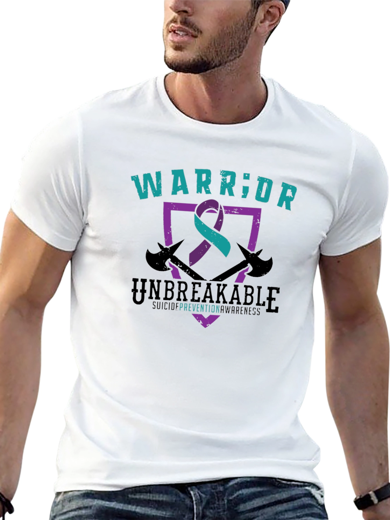 Warrior Unbreakable Suicide Prevention Awareness T-Shirt