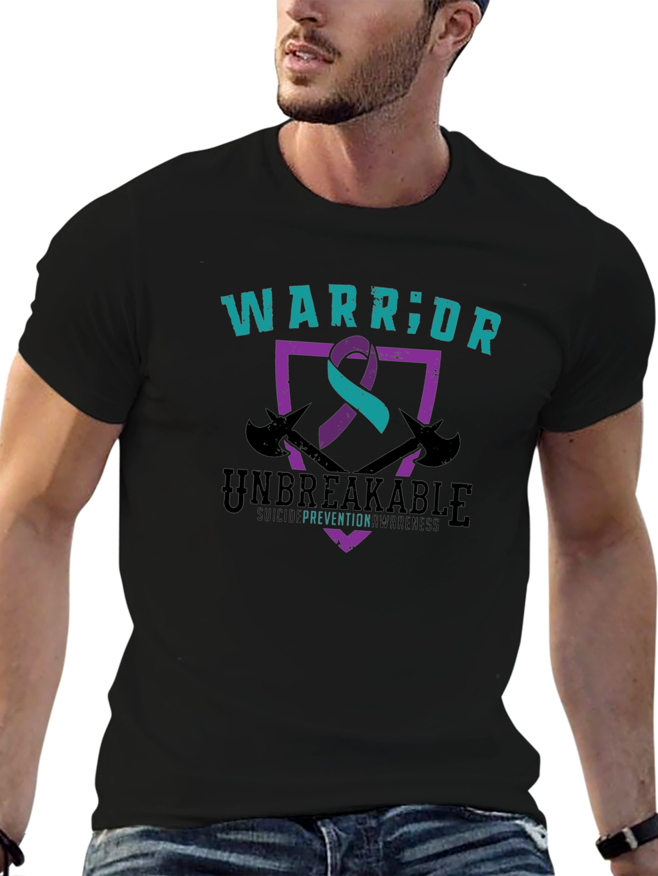 Warrior Unbreakable Suicide Prevention Awareness T-Shirt