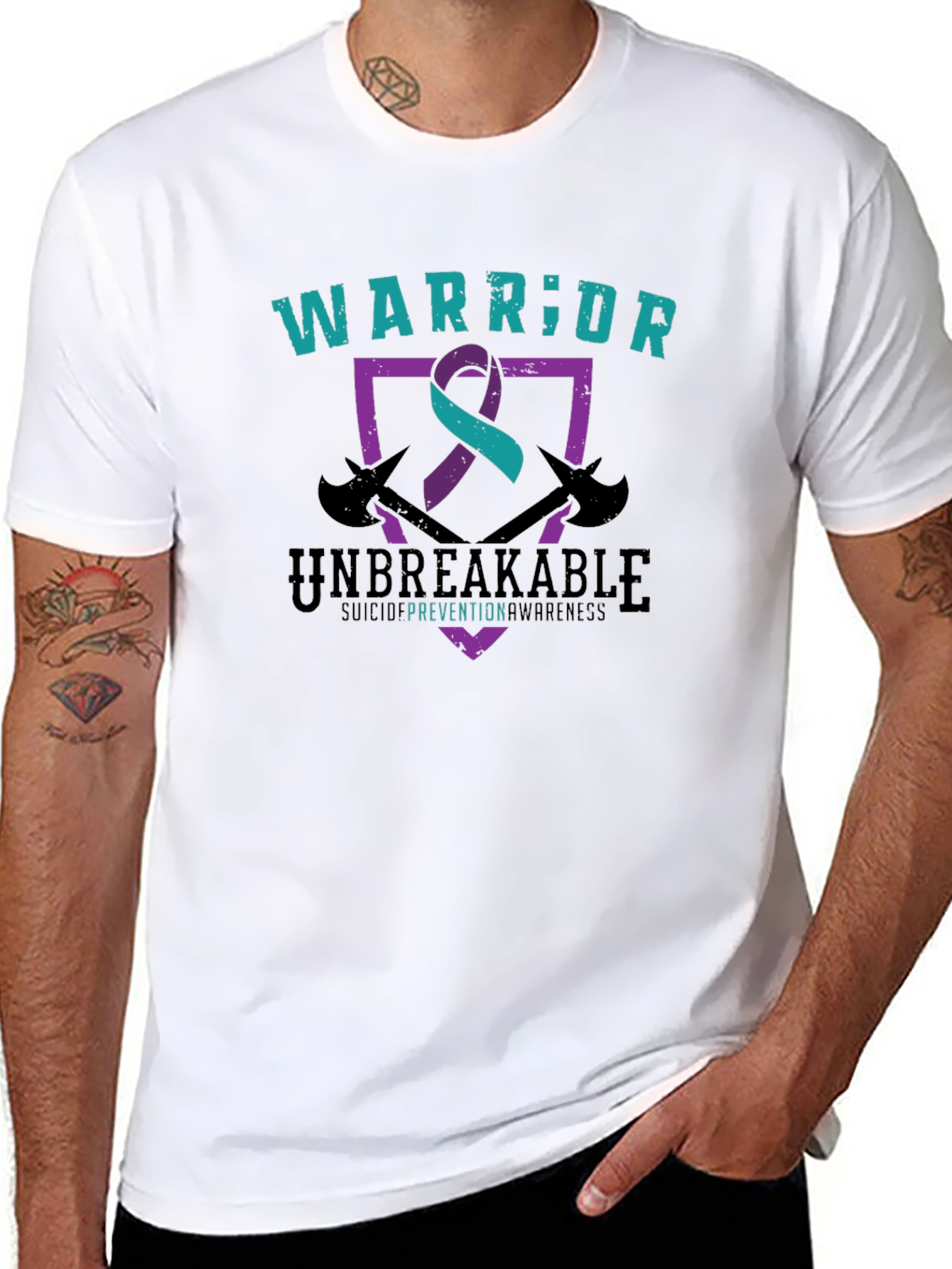 Warrior Unbreakable Suicide Prevention Awareness T-Shirt
