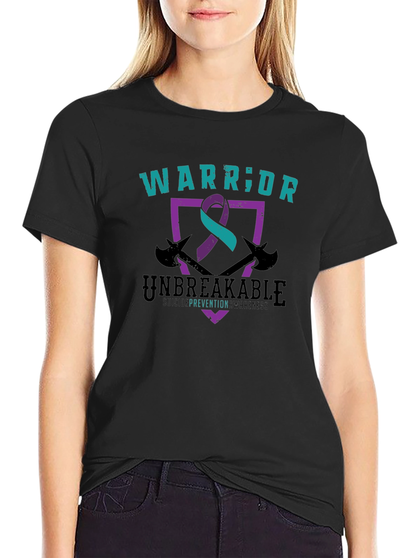 Warrior Unbreakable Suicide Prevention Awareness T-Shirt