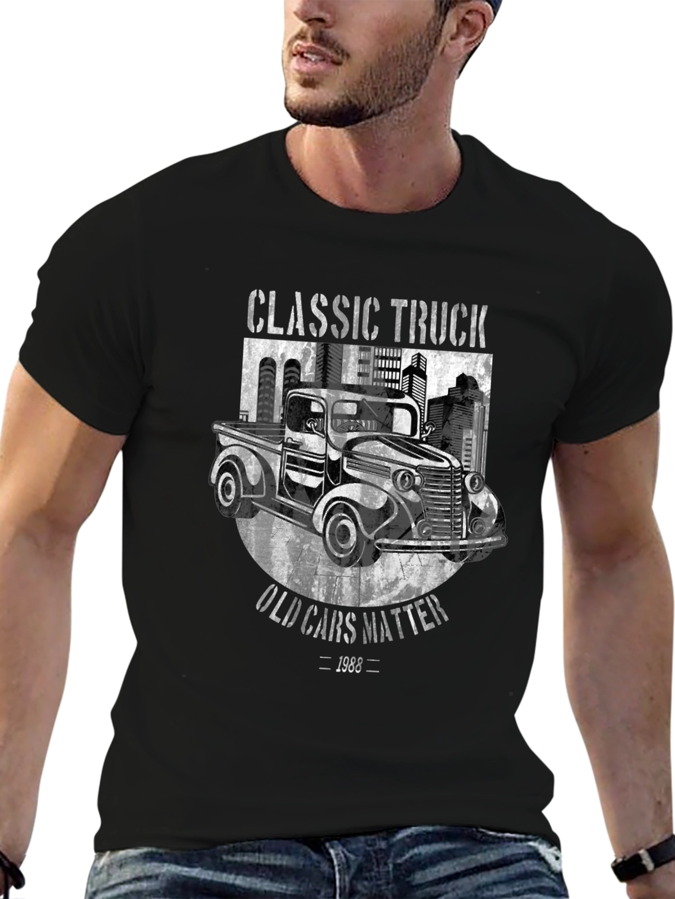 Classic Truck Graphic Tee - Old Cars Matter