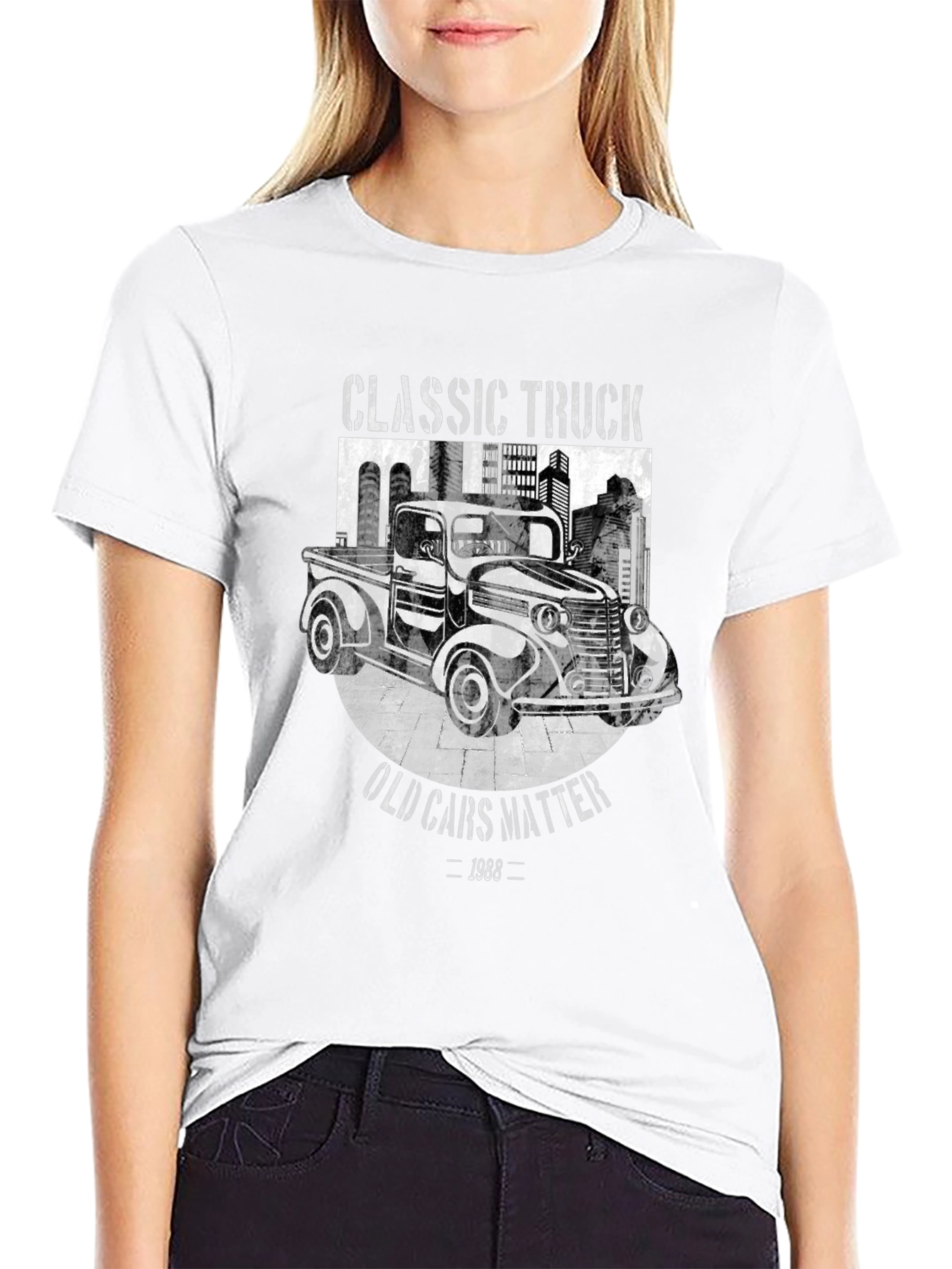 Classic Truck Graphic Tee - Old Cars Matter