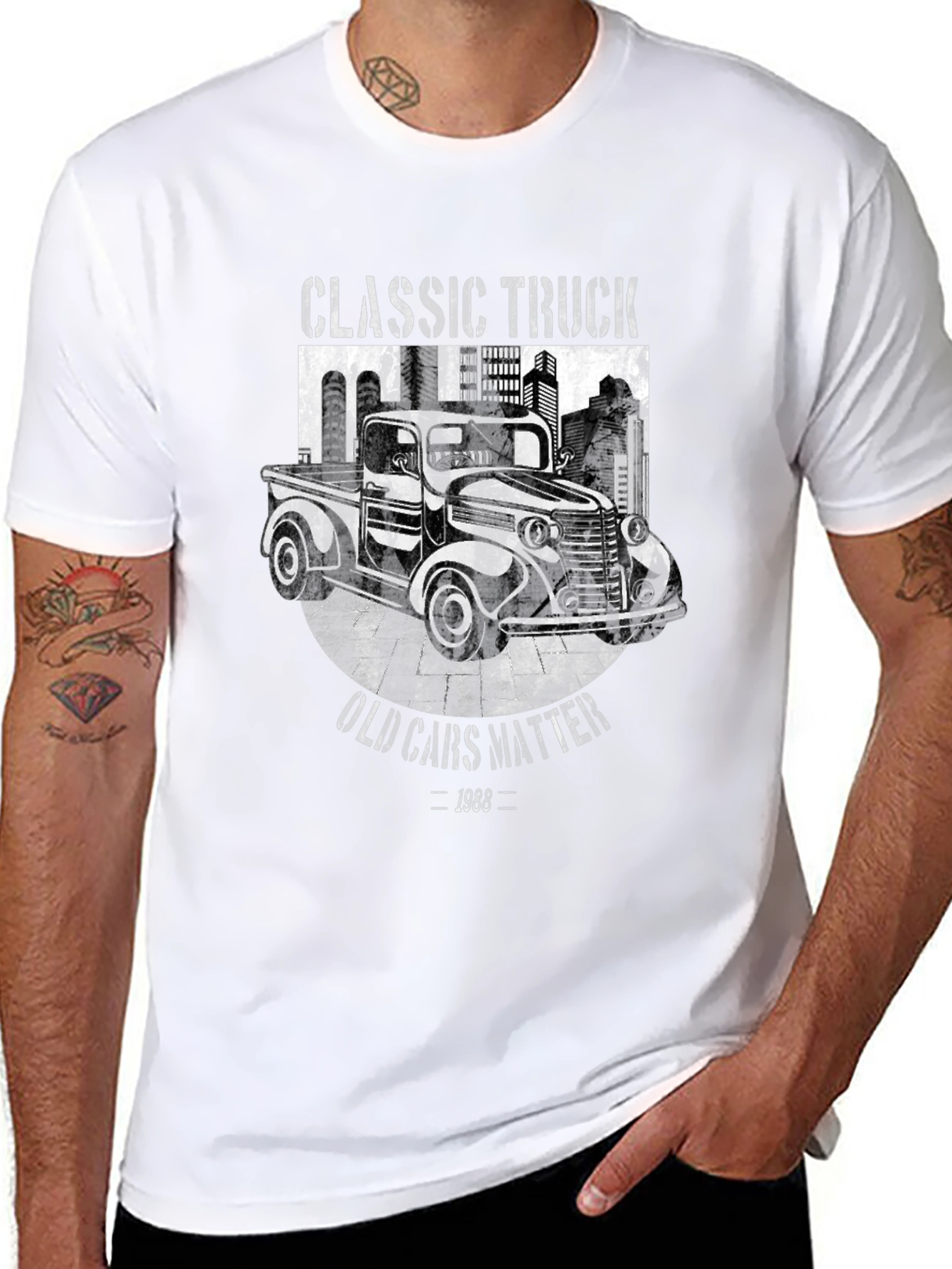 Classic Truck Graphic Tee - Old Cars Matter