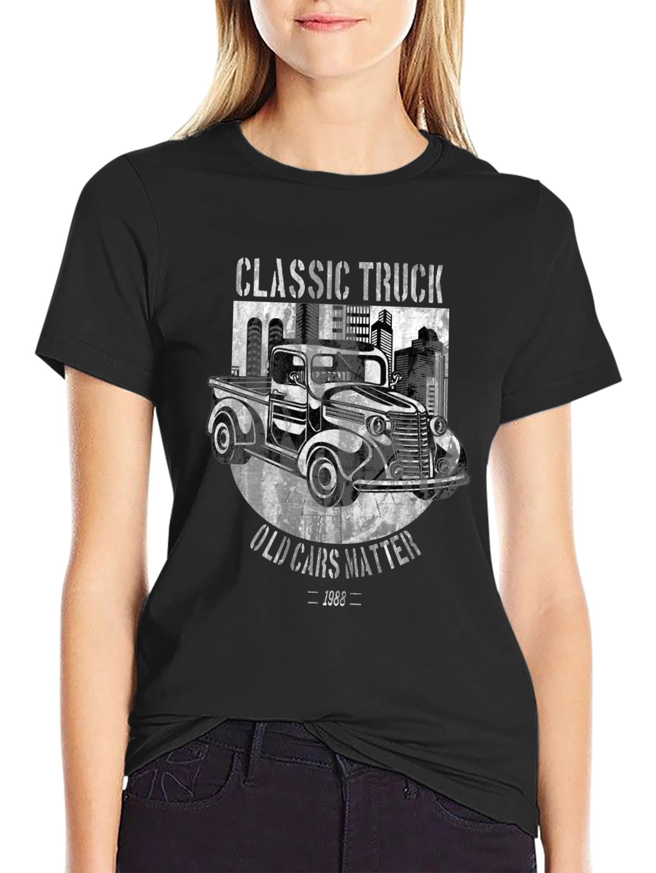 Classic Truck Graphic Tee - Old Cars Matter