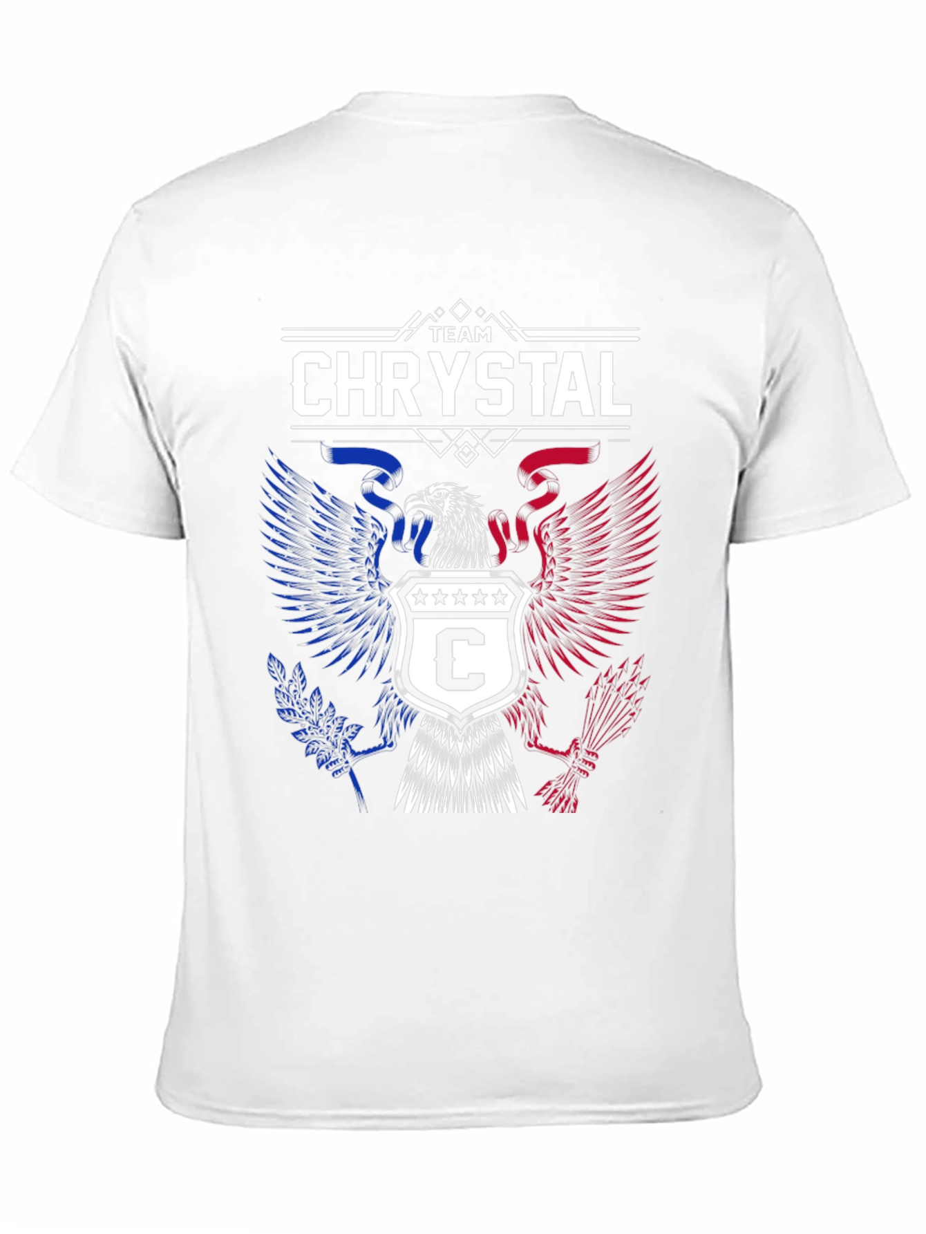 Team Chrystal Graphic Tee - Patriotic Eagle Design