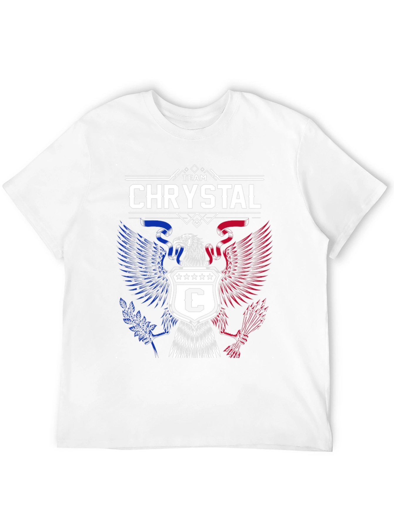 Team Chrystal Graphic Tee - Patriotic Eagle Design