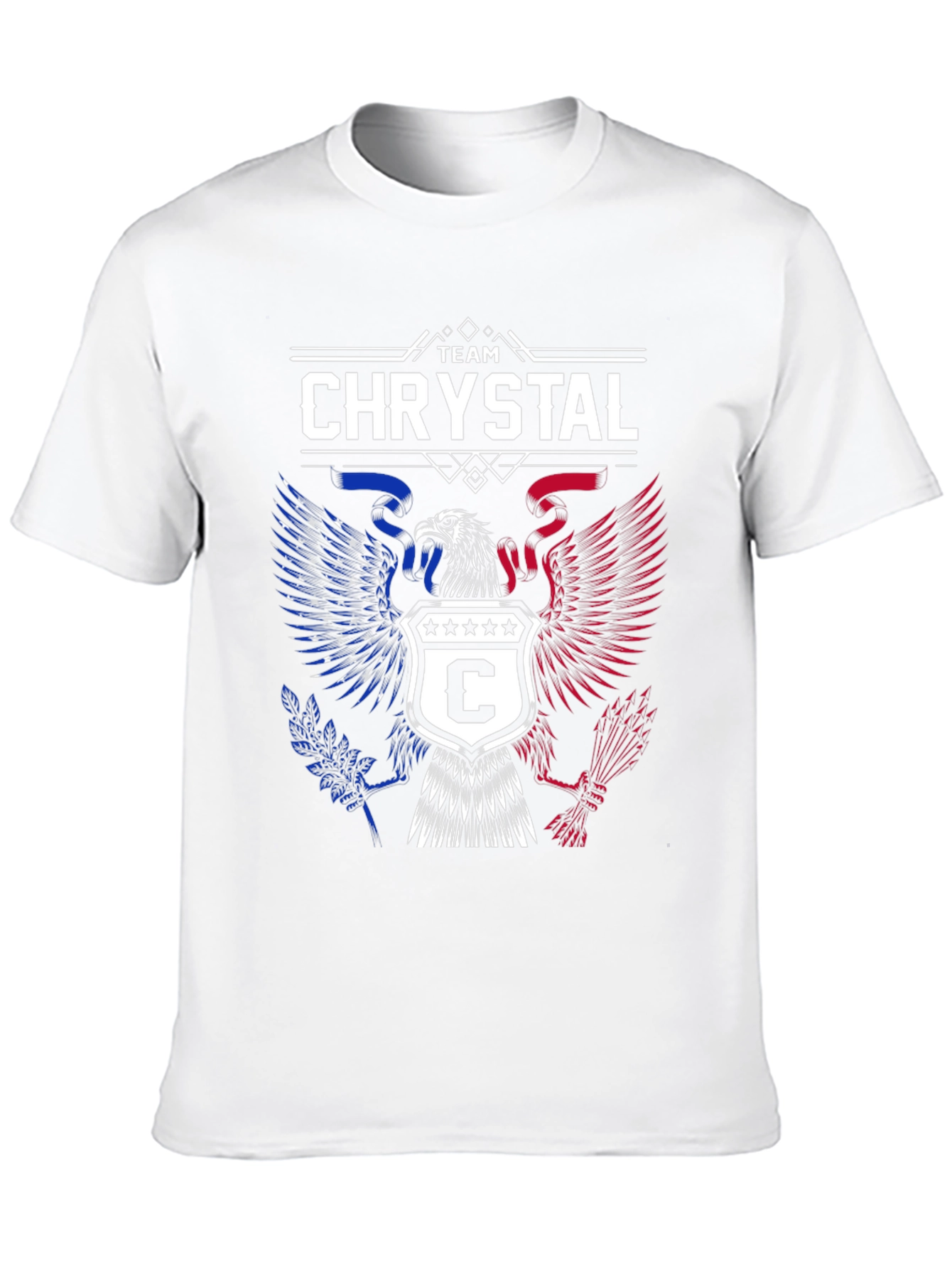 Team Chrystal Graphic Tee - Patriotic Eagle Design