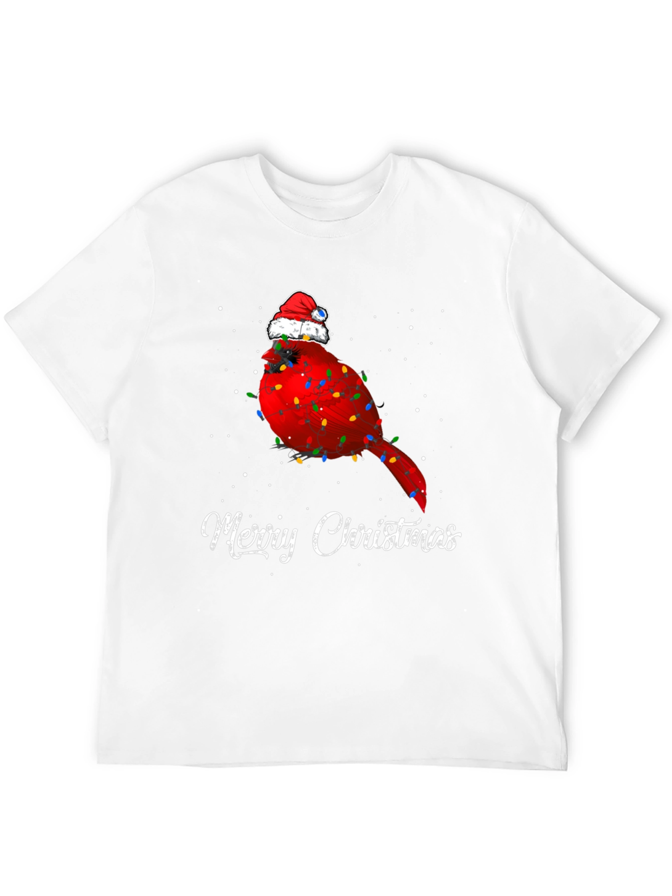 Merry Christmas Cardinal Holiday T-Shirt