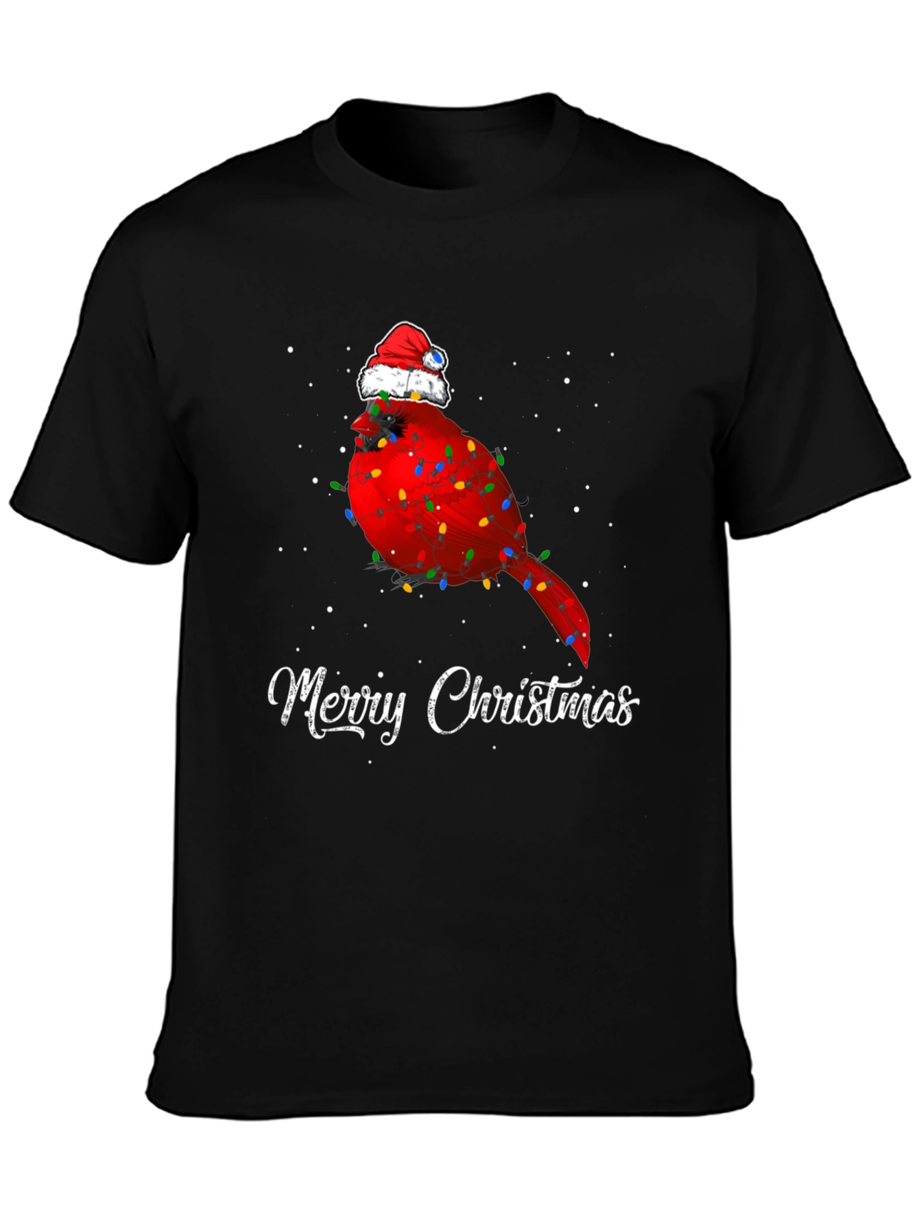 Merry Christmas Cardinal Holiday T-Shirt