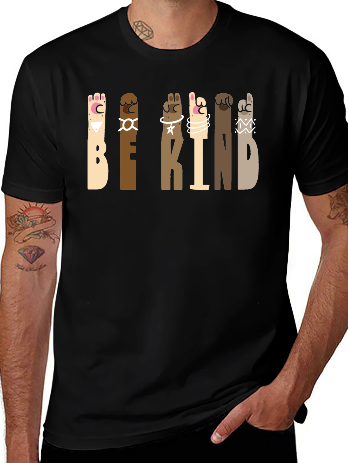 Be Kind Graphic Tee - Diversity & Inclusion T-Shirt