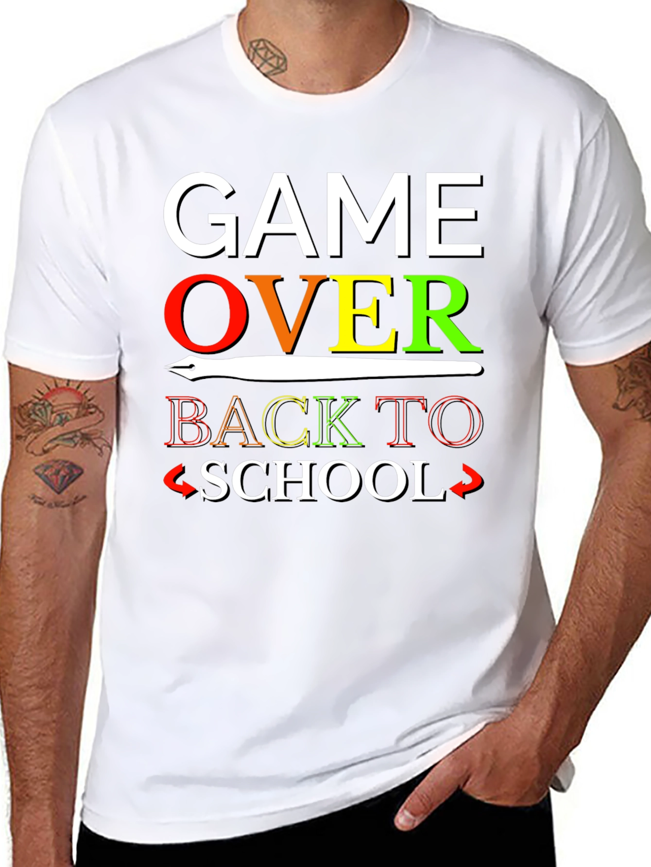 Game Over Back To School T-Shirt