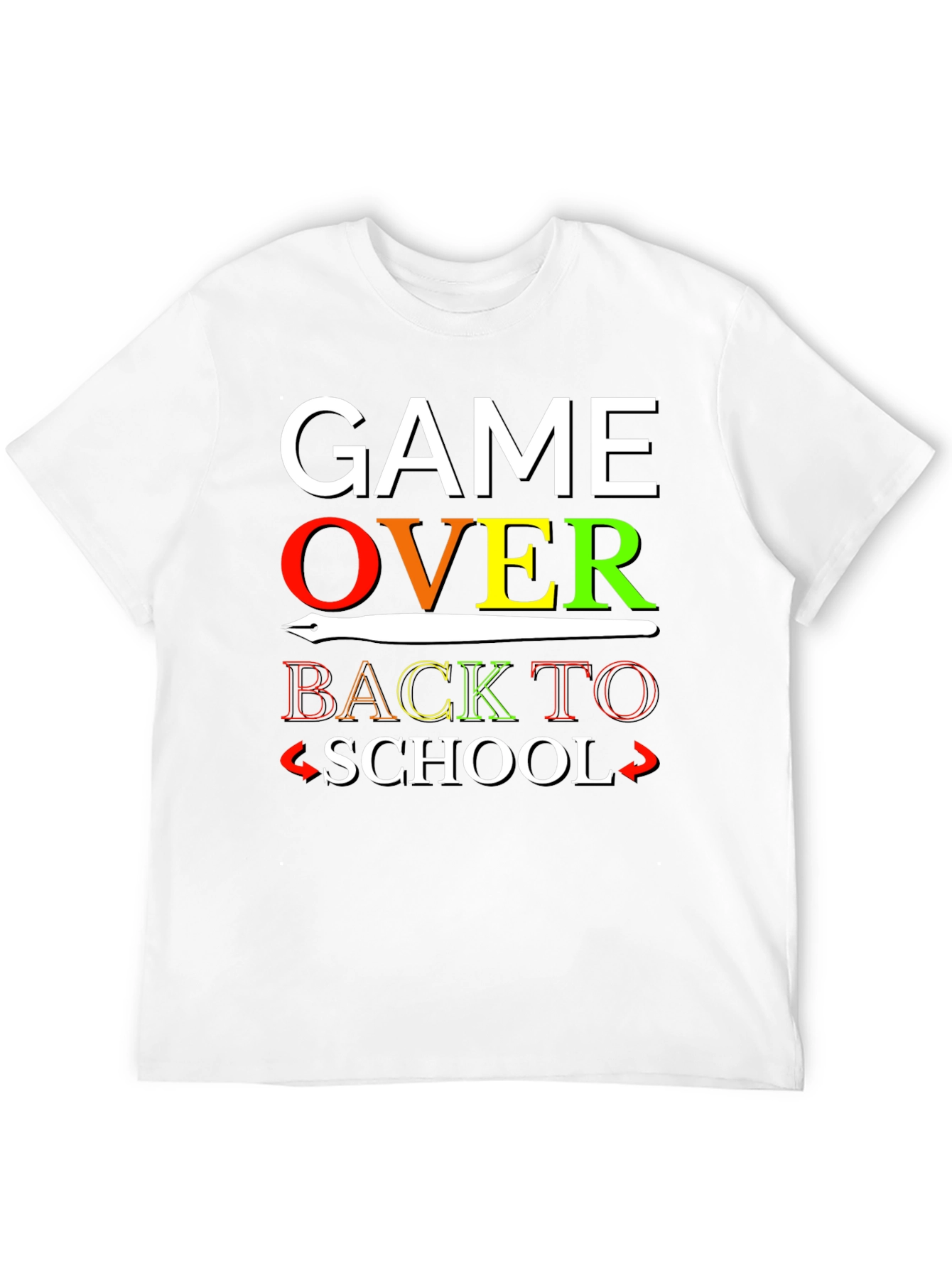 Game Over Back To School T-Shirt