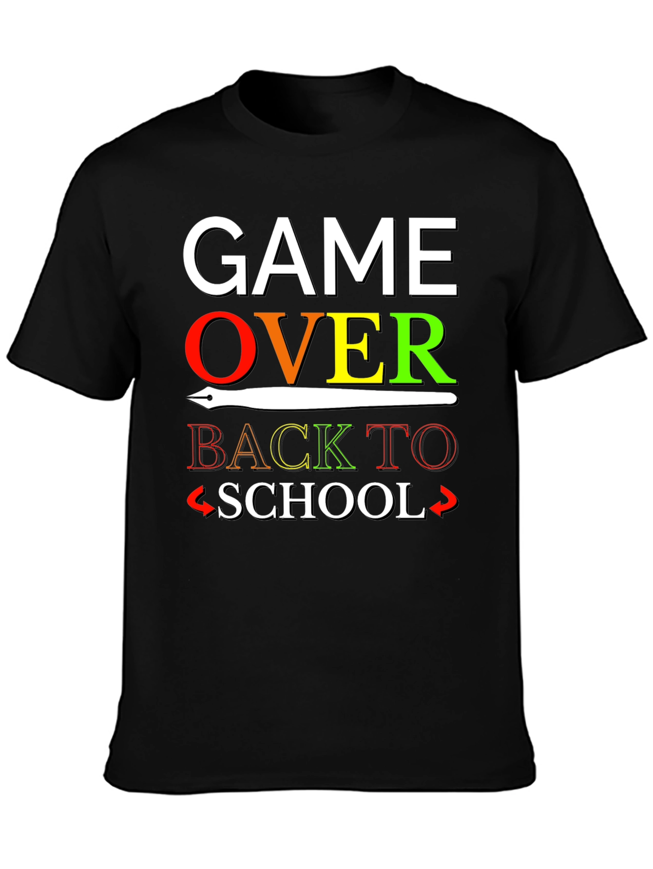 Game Over Back To School T-Shirt