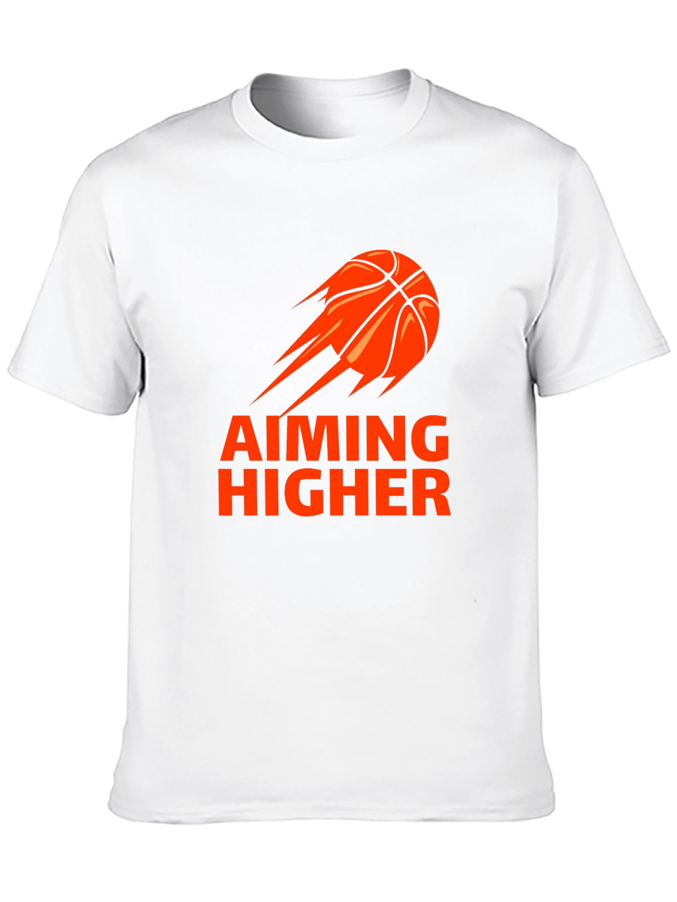 Aiming Higher Basketball Graphic Tee - Black