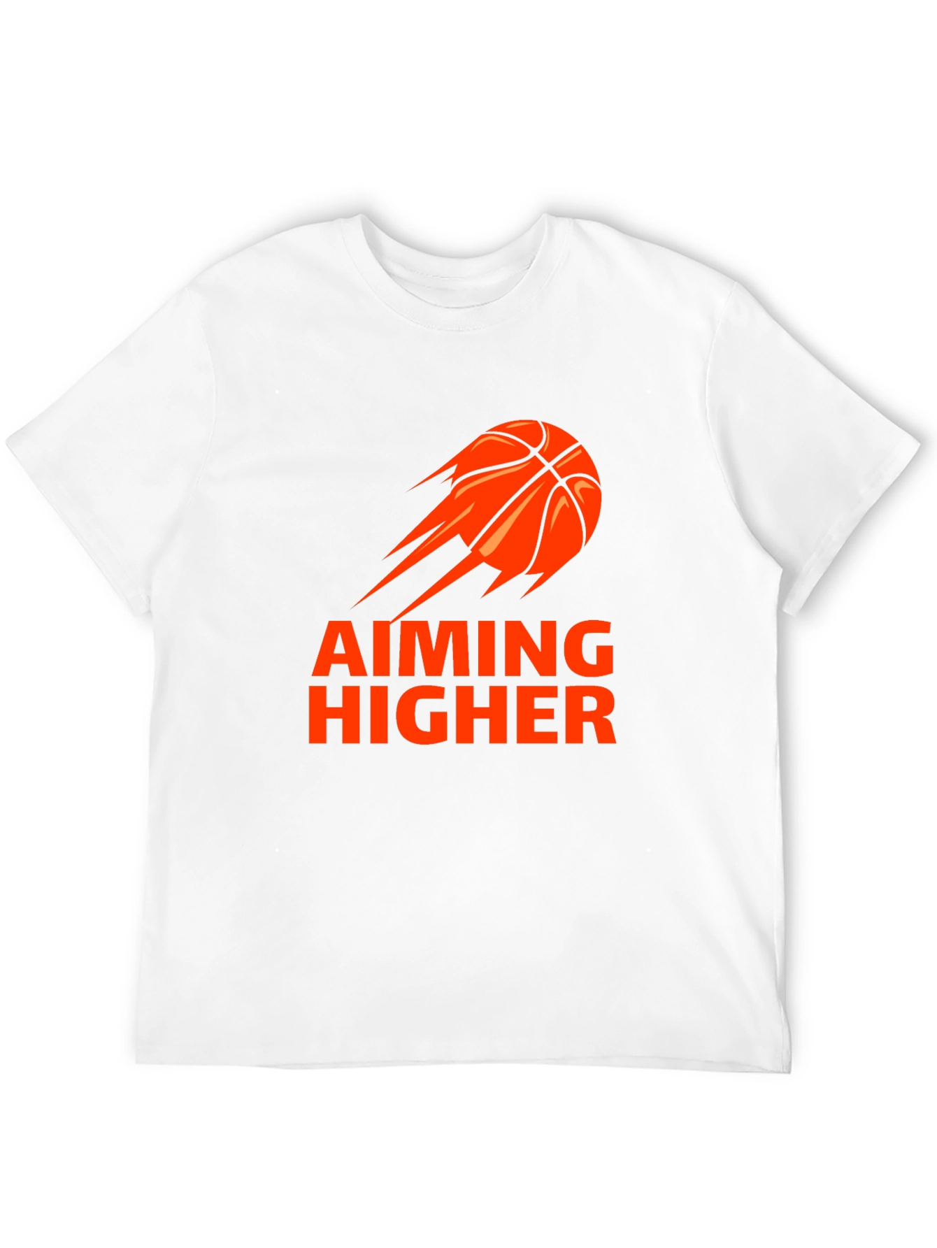 Aiming Higher Basketball Graphic Tee - Black