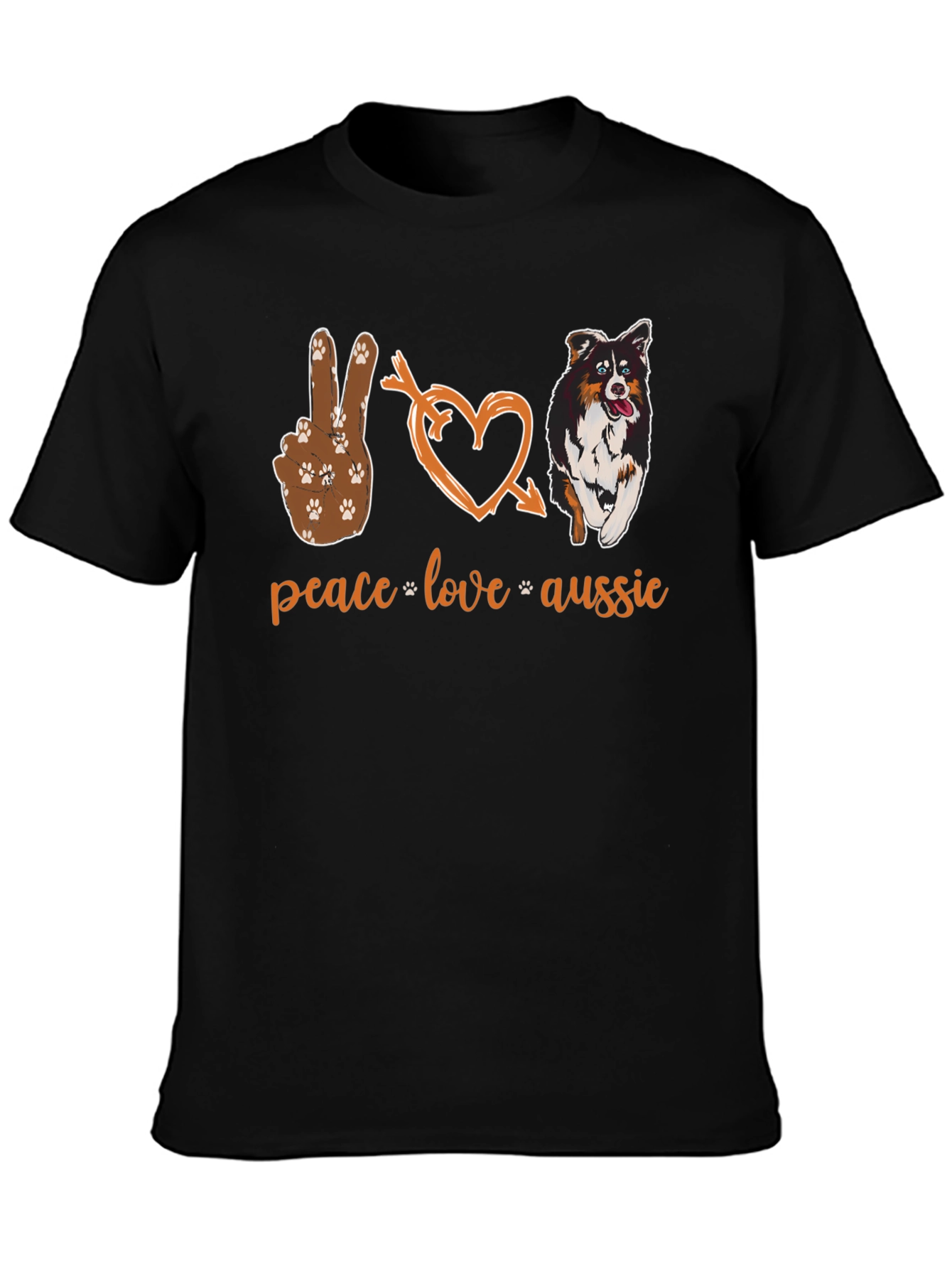 Peace Love Aussie T-Shirt