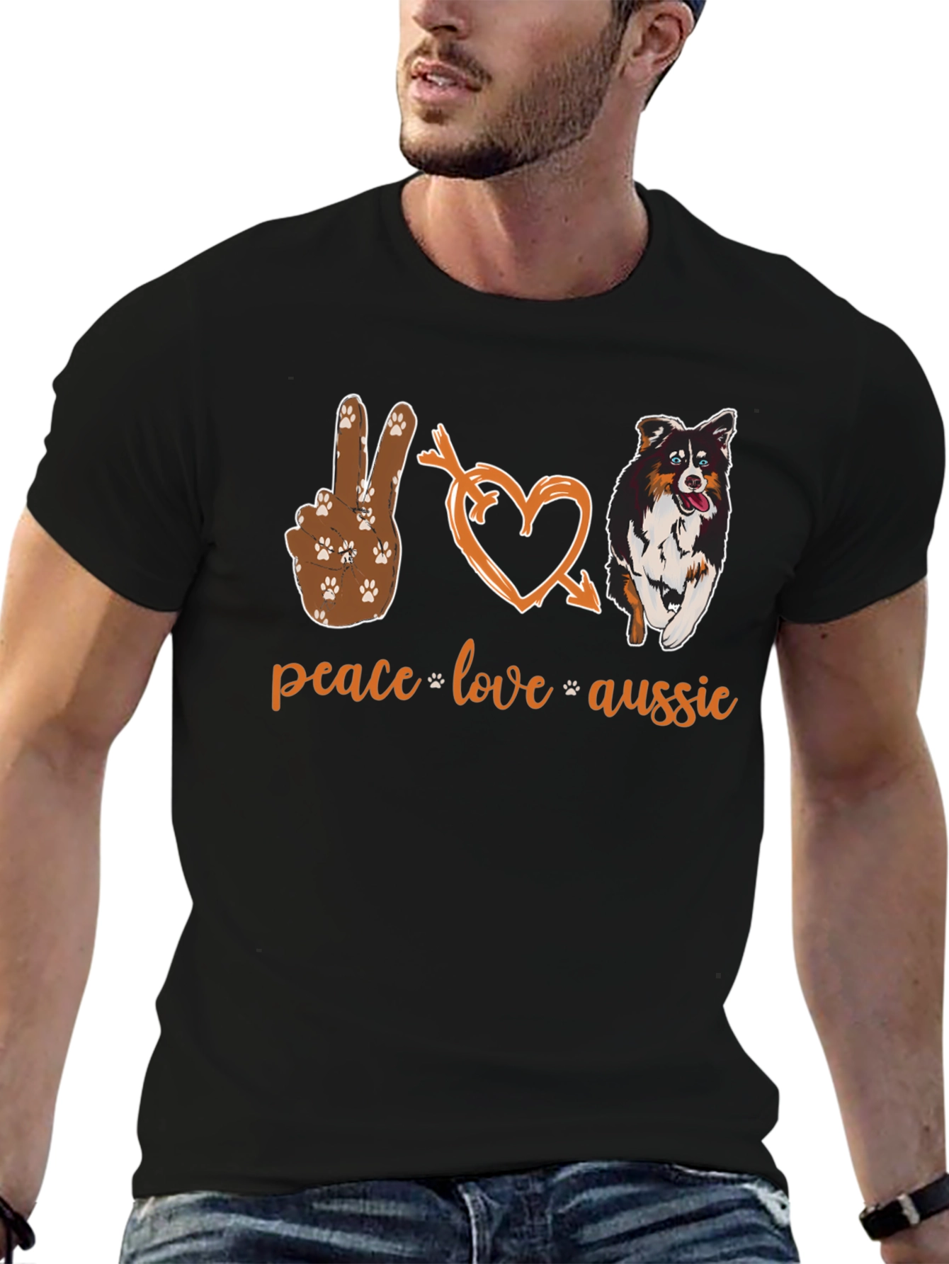 Peace Love Aussie T-Shirt