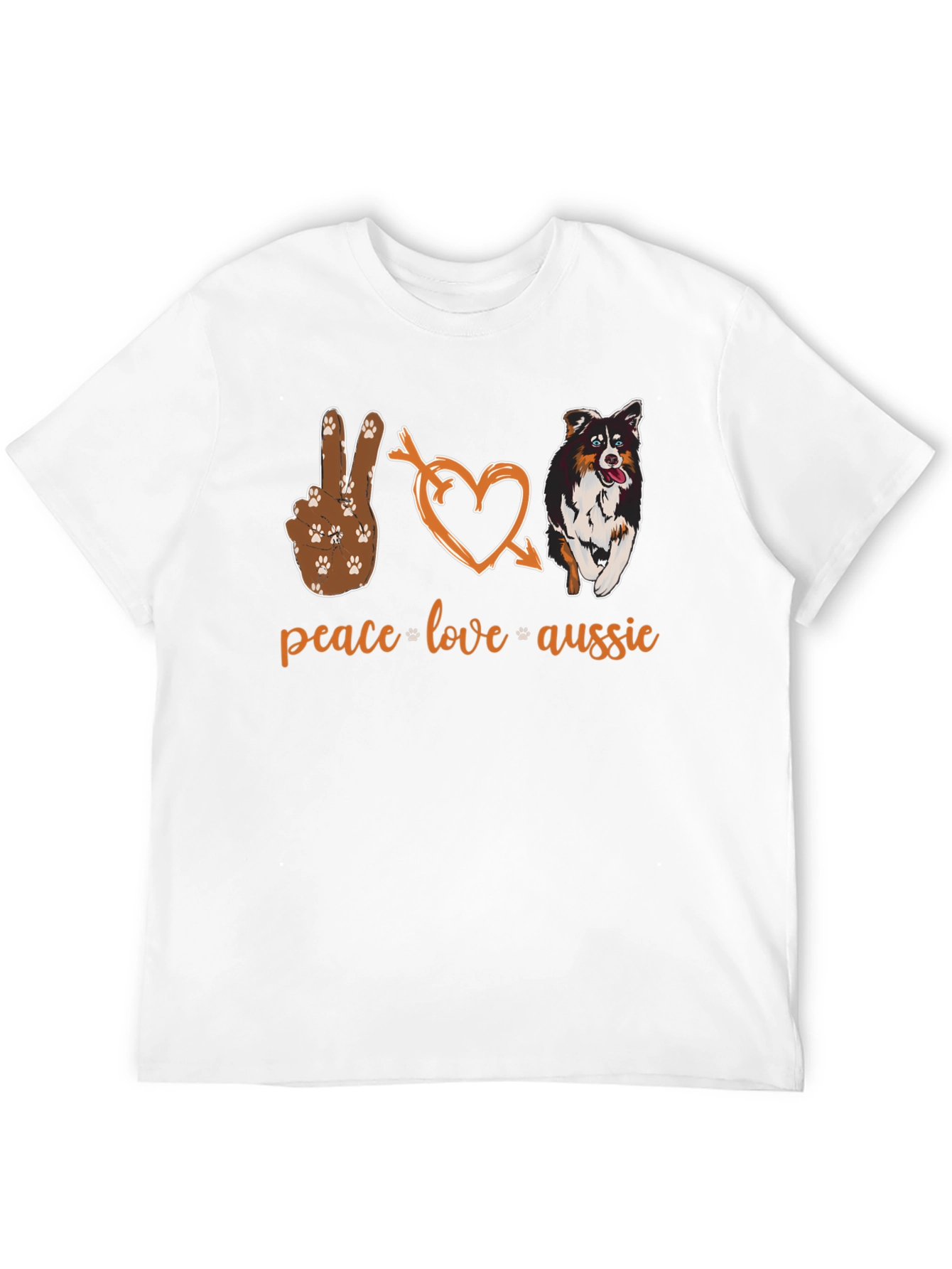 Peace Love Aussie T-Shirt