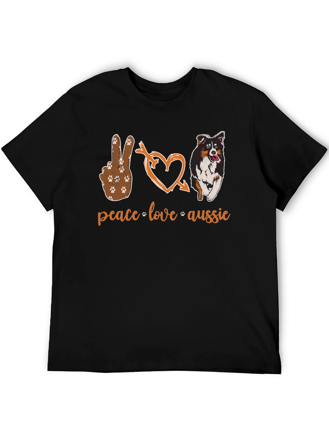 Peace Love Aussie T-Shirt