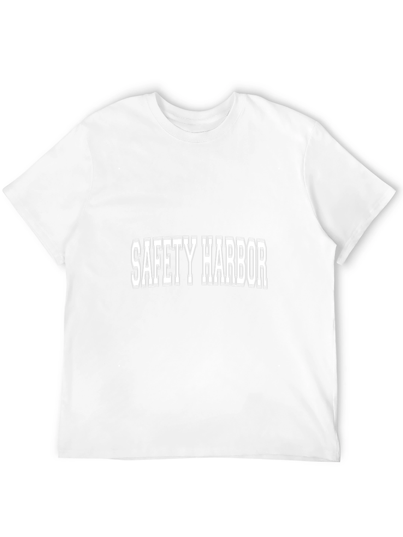 Safety Harbor Graphic Tee - Black Cotton T-Shirt