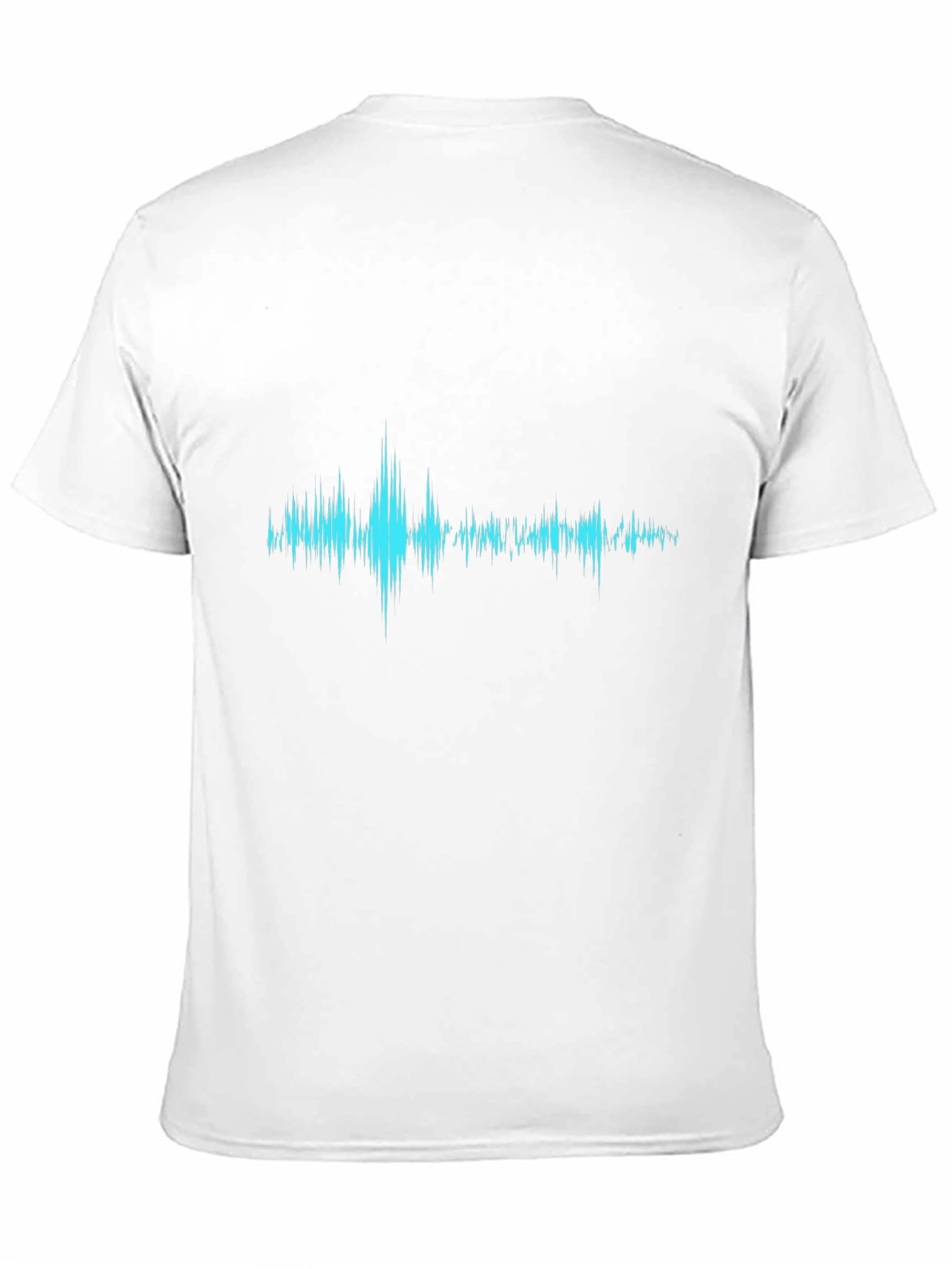 Soundwave Graphic Print T-Shirt - Black
