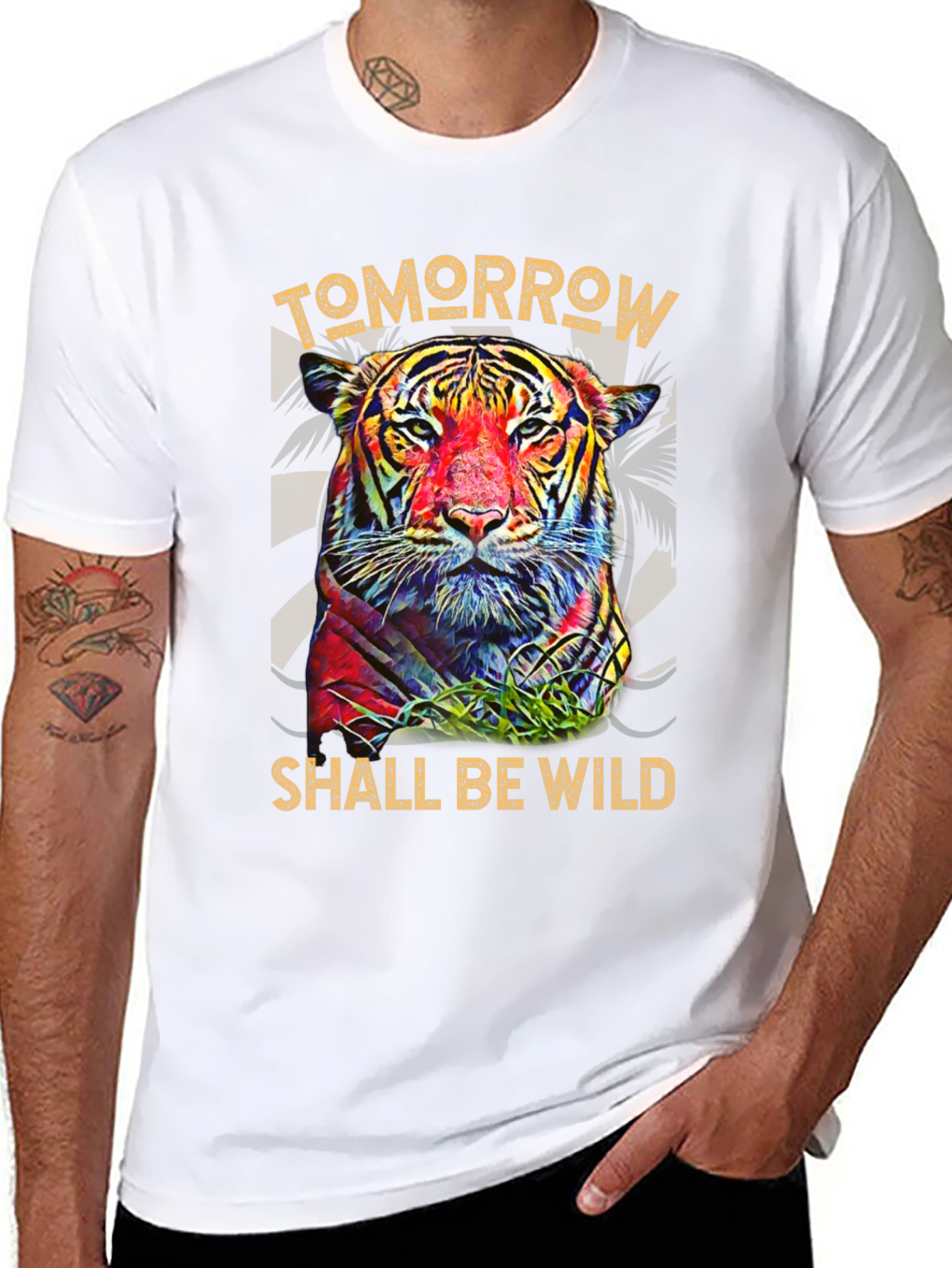 Tomorrow Shall Be Wild Tiger Graphic Tee