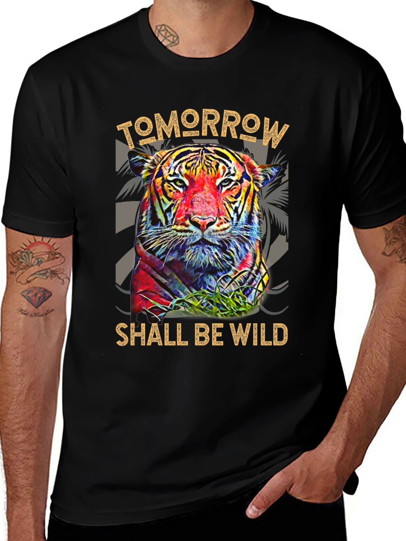 Tomorrow Shall Be Wild Tiger Graphic Tee
