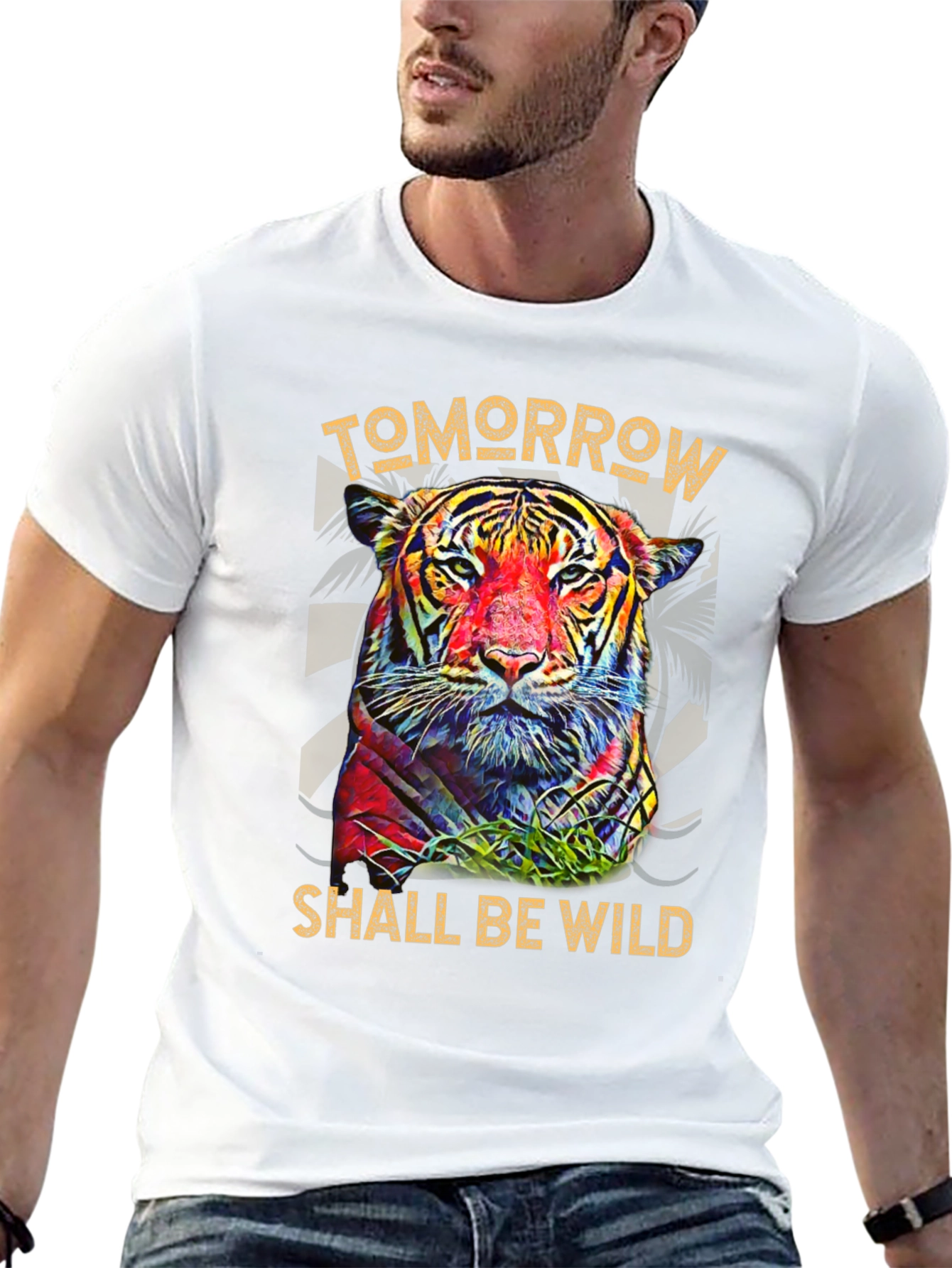 Tomorrow Shall Be Wild Tiger Graphic Tee