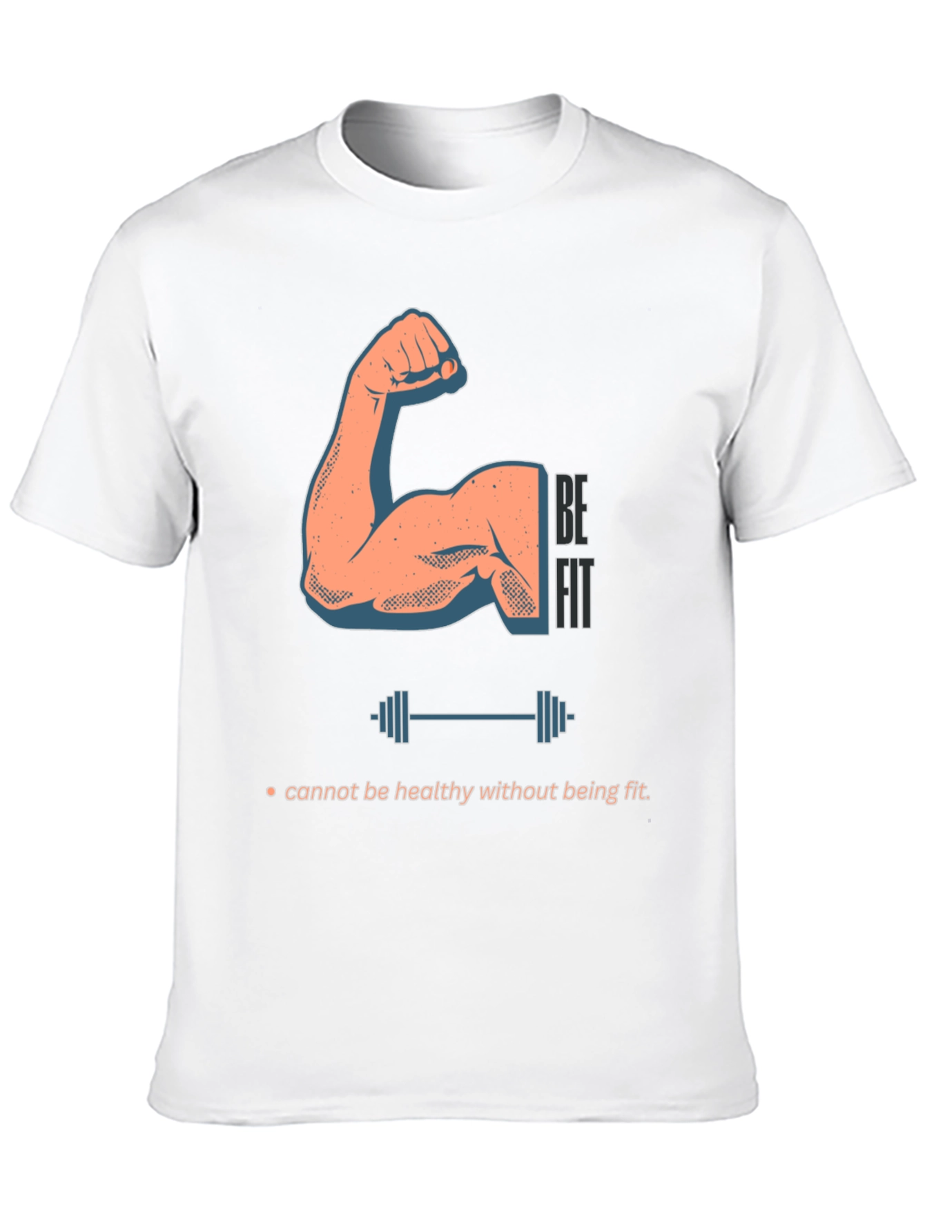 Be Fit Graphic Tee - Mens Workout Shirt