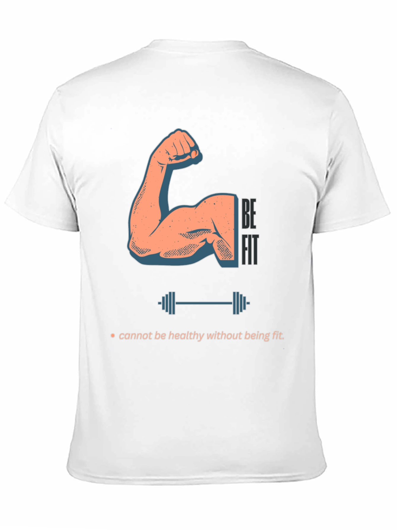 Be Fit Graphic Tee - Mens Workout Shirt