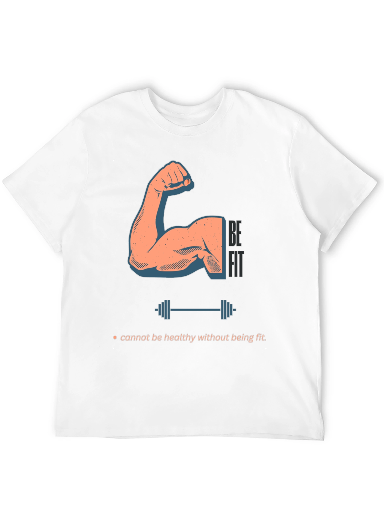 Be Fit Graphic Tee - Mens Workout Shirt