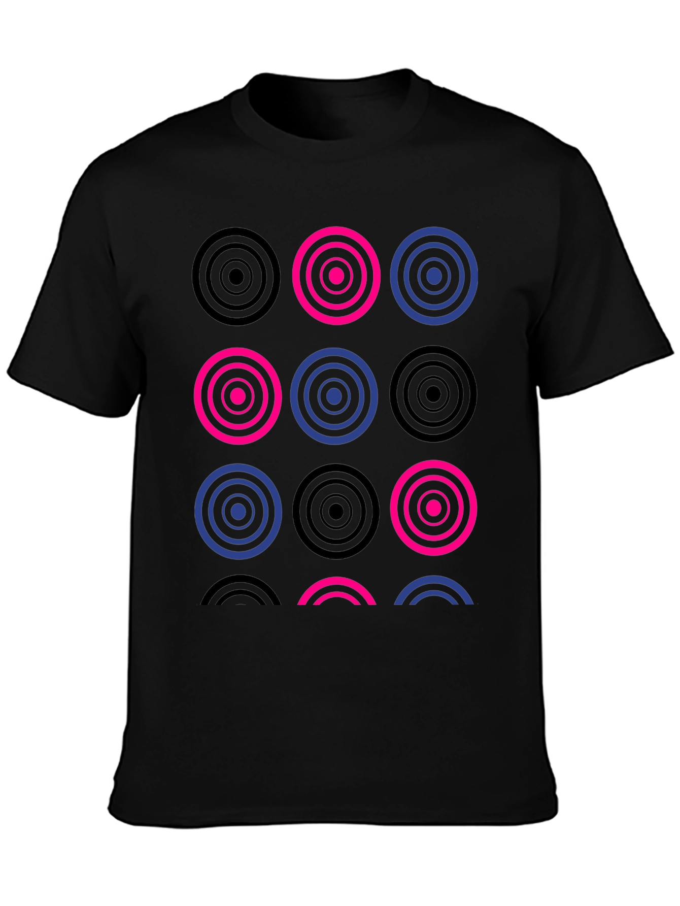 Geometric Circles T-Shirt - Modern Stylish Tee