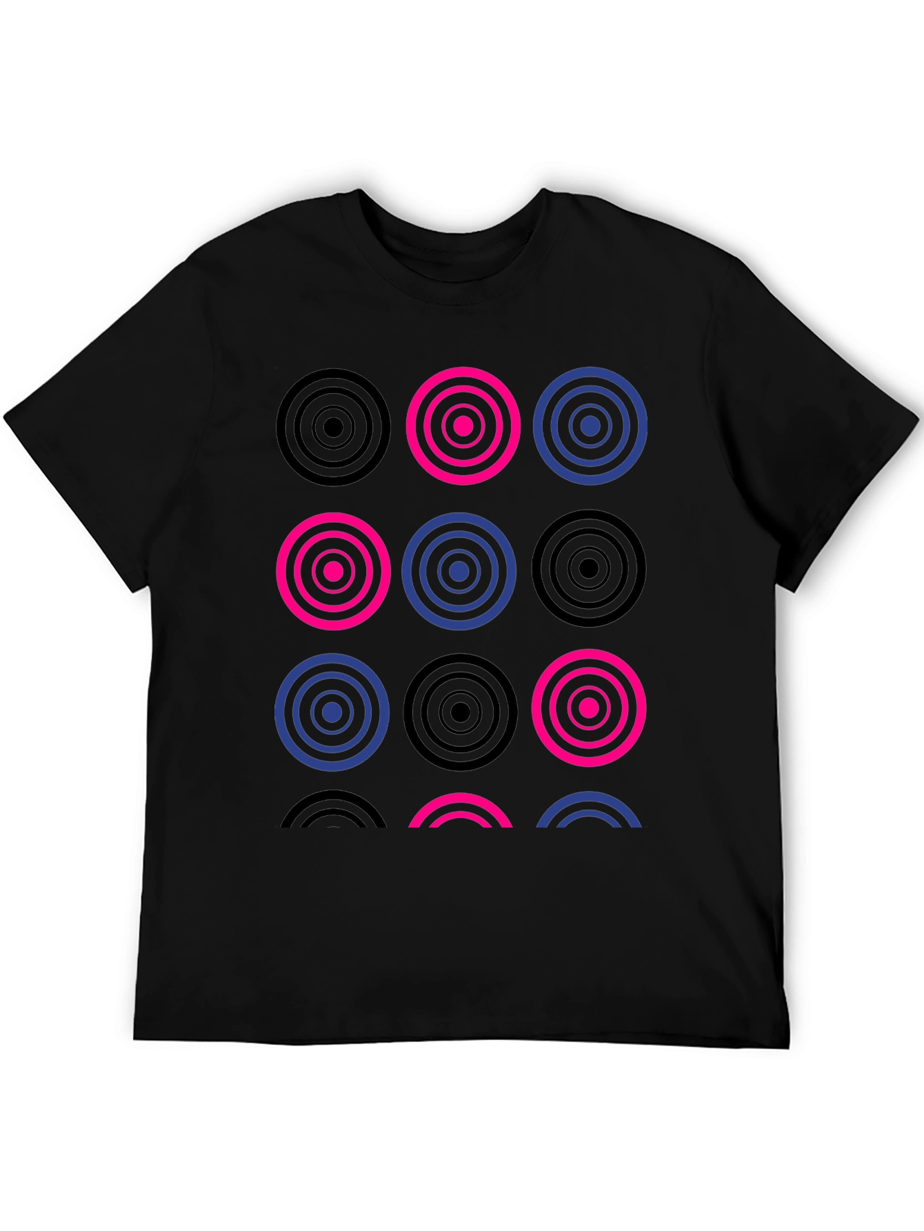 Geometric Circles T-Shirt - Modern Stylish Tee