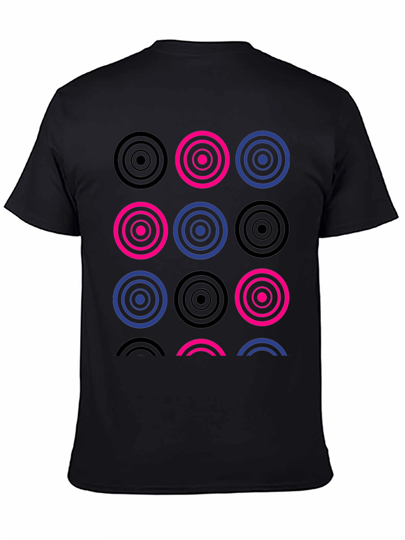 Geometric Circles T-Shirt - Modern Stylish Tee