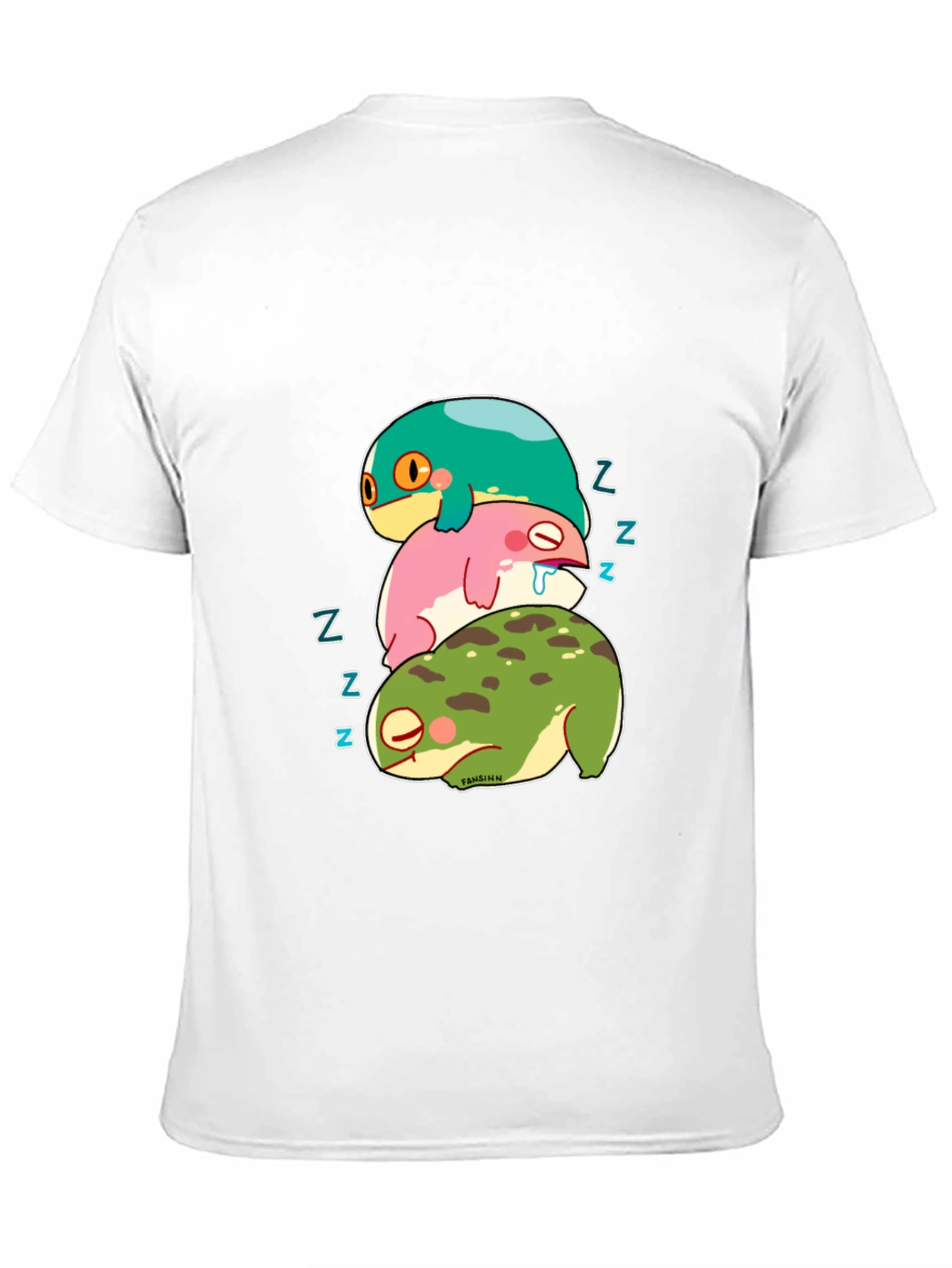Stacked Sleeping Frogs Graphic Tee