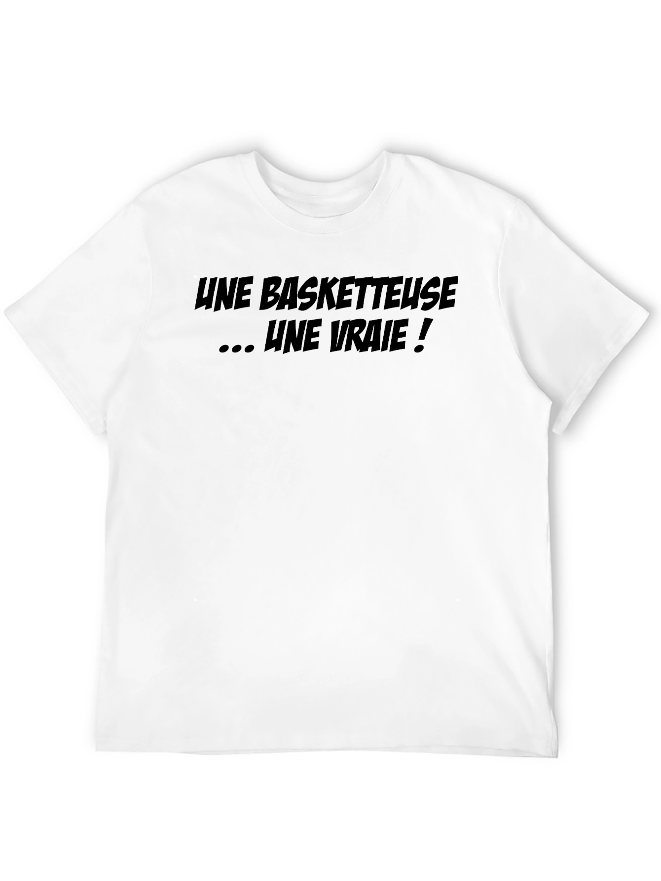 Une Basketteuse T-Shirt - Black Cotton Tee