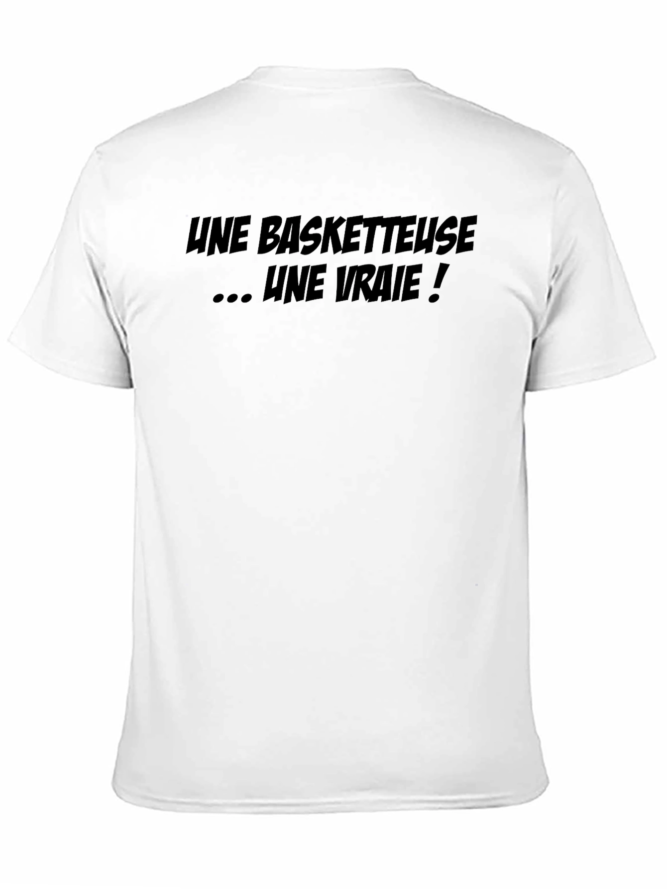 Une Basketteuse T-Shirt - Black Cotton Tee