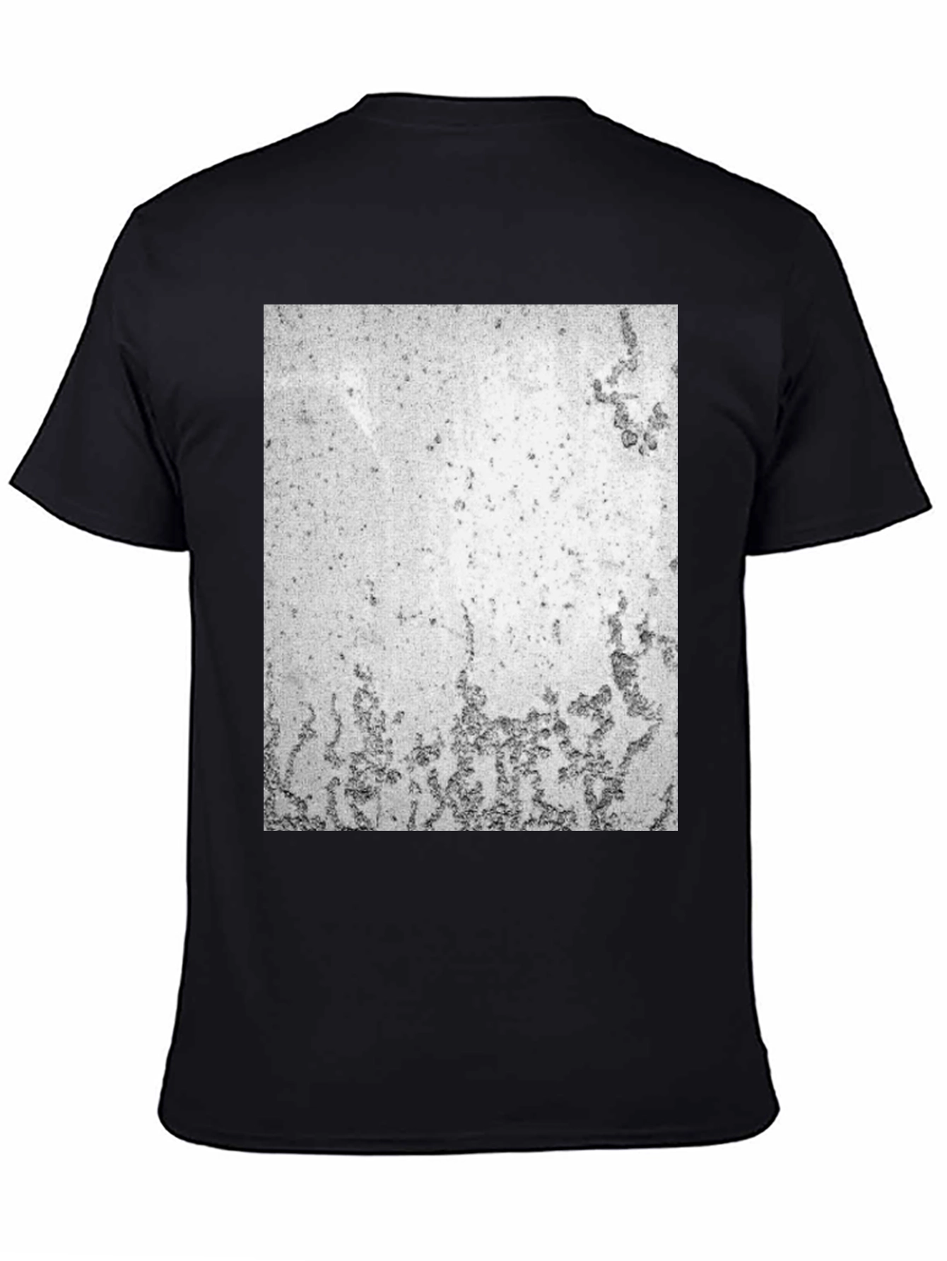 Abstract Texture Black T-Shirt