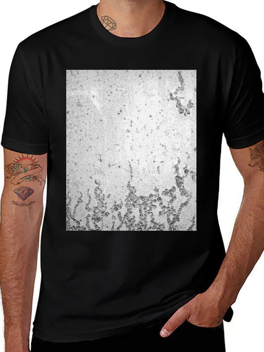 Abstract Texture Black T-Shirt