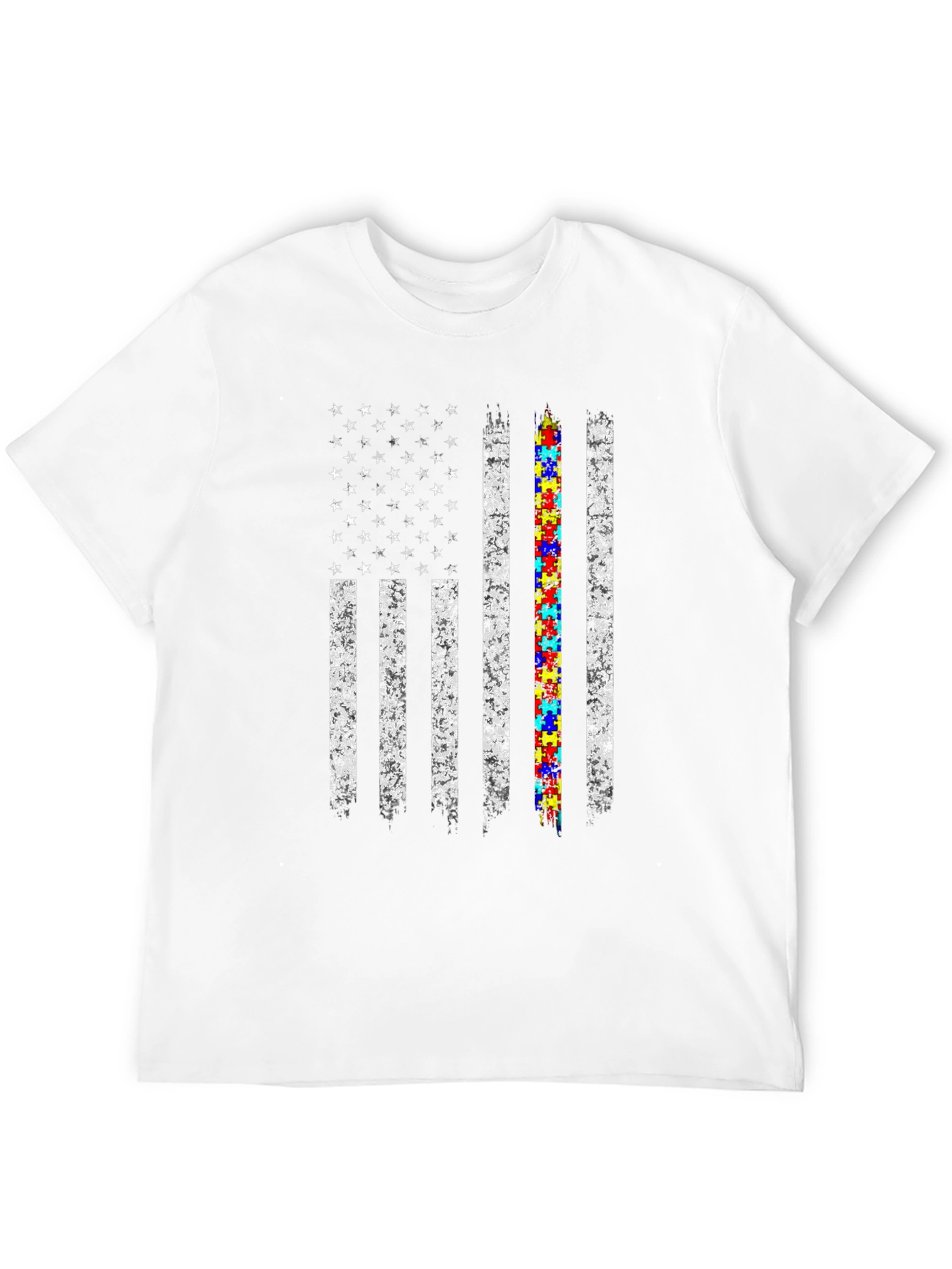 Autism Awareness Flag T-Shirt