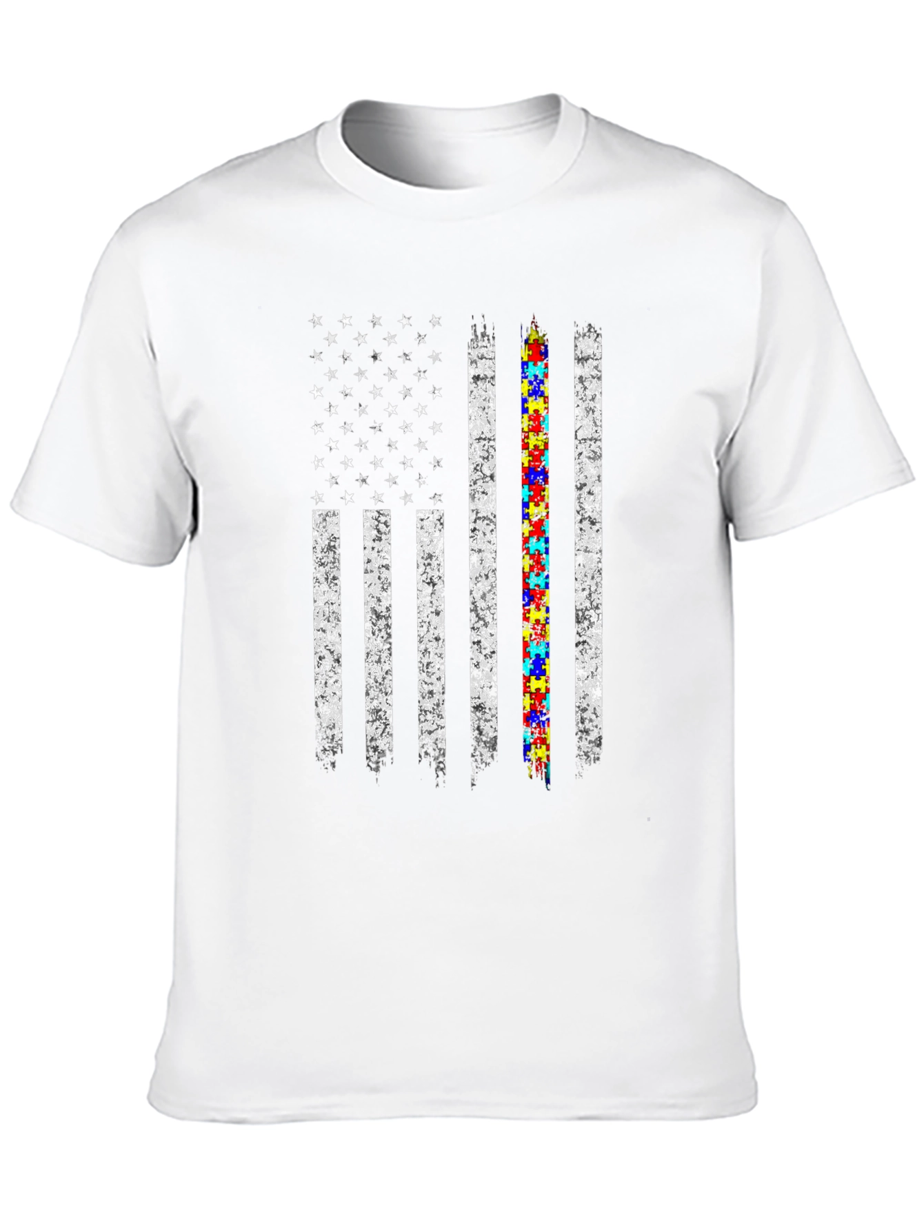 Autism Awareness Flag T-Shirt