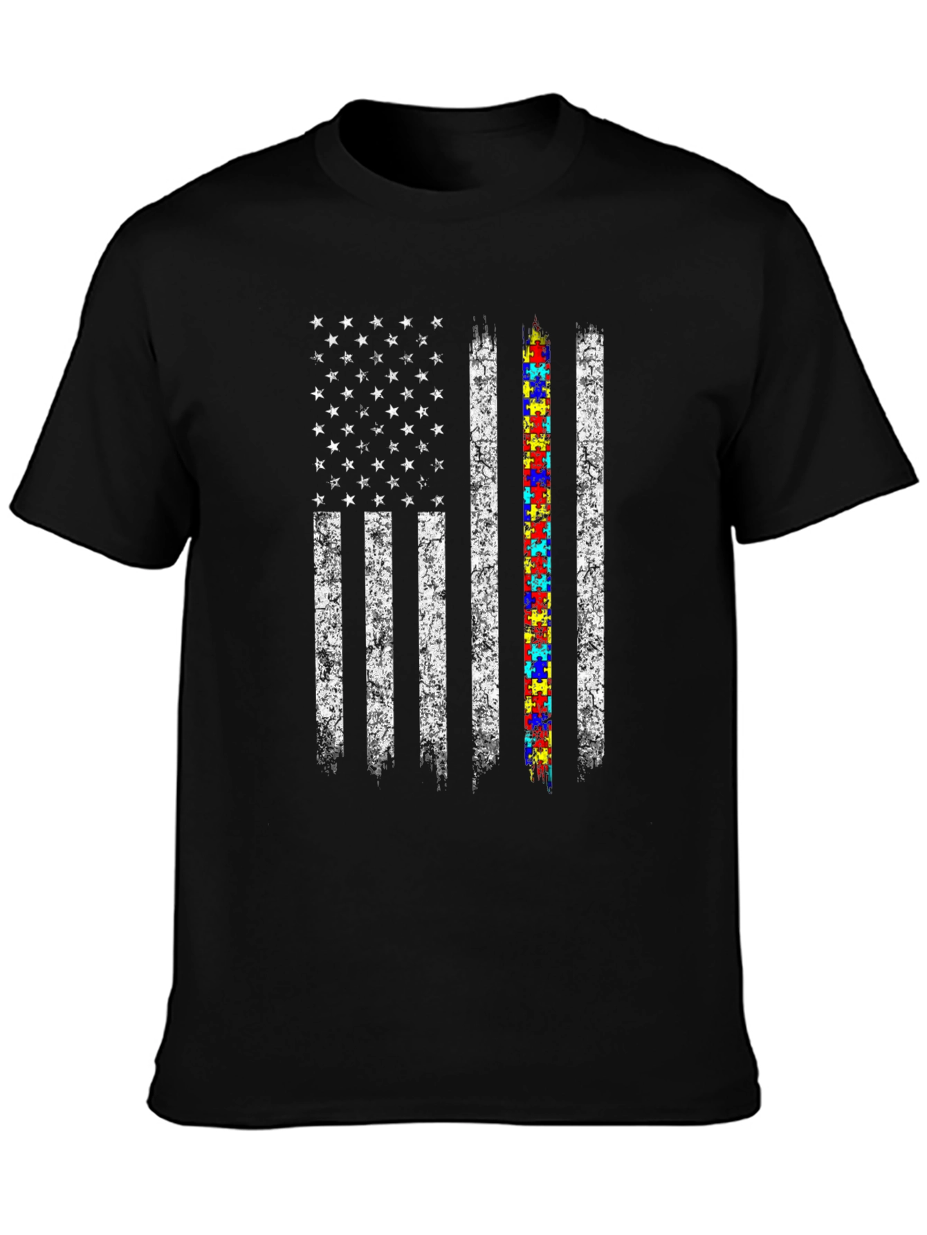 Autism Awareness Flag T-Shirt
