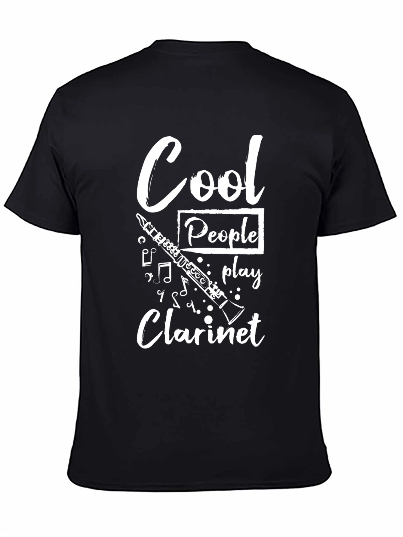 Cool People Play Clarinet T-Shirt - Music Lover Gift