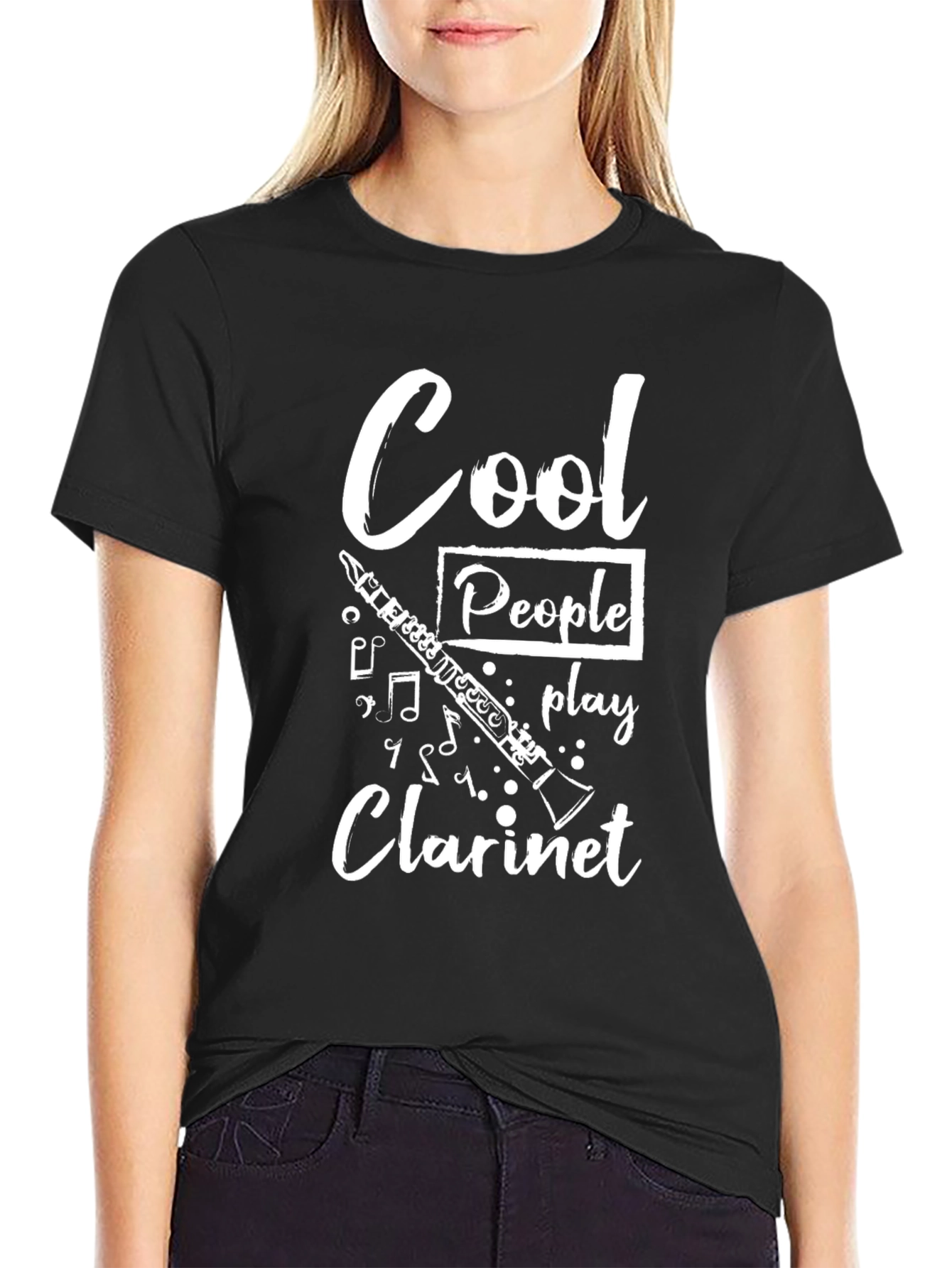 Cool People Play Clarinet T-Shirt - Music Lover Gift