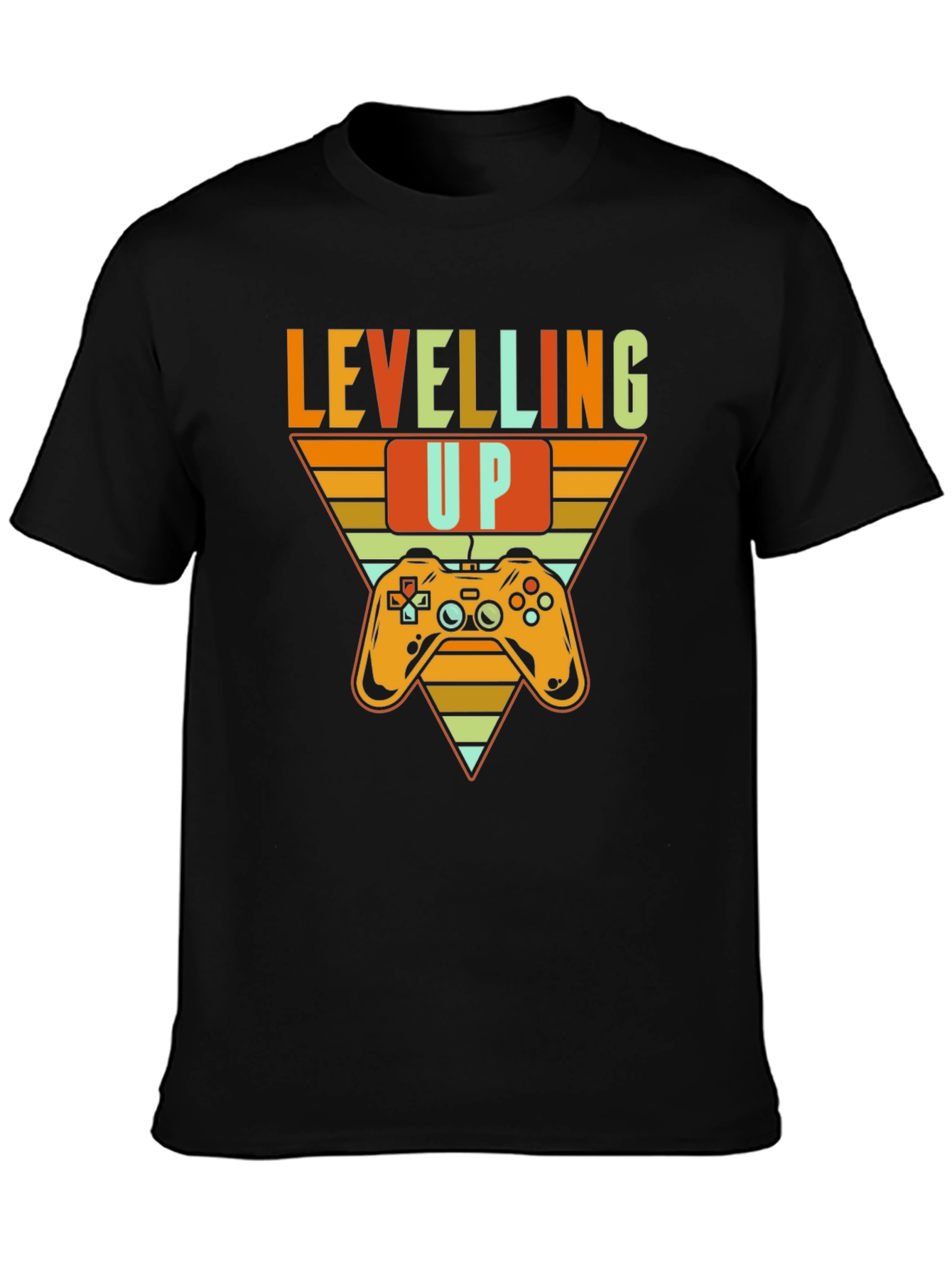 Leveling Up Gamer T-Shirt - Retro Gaming Tee