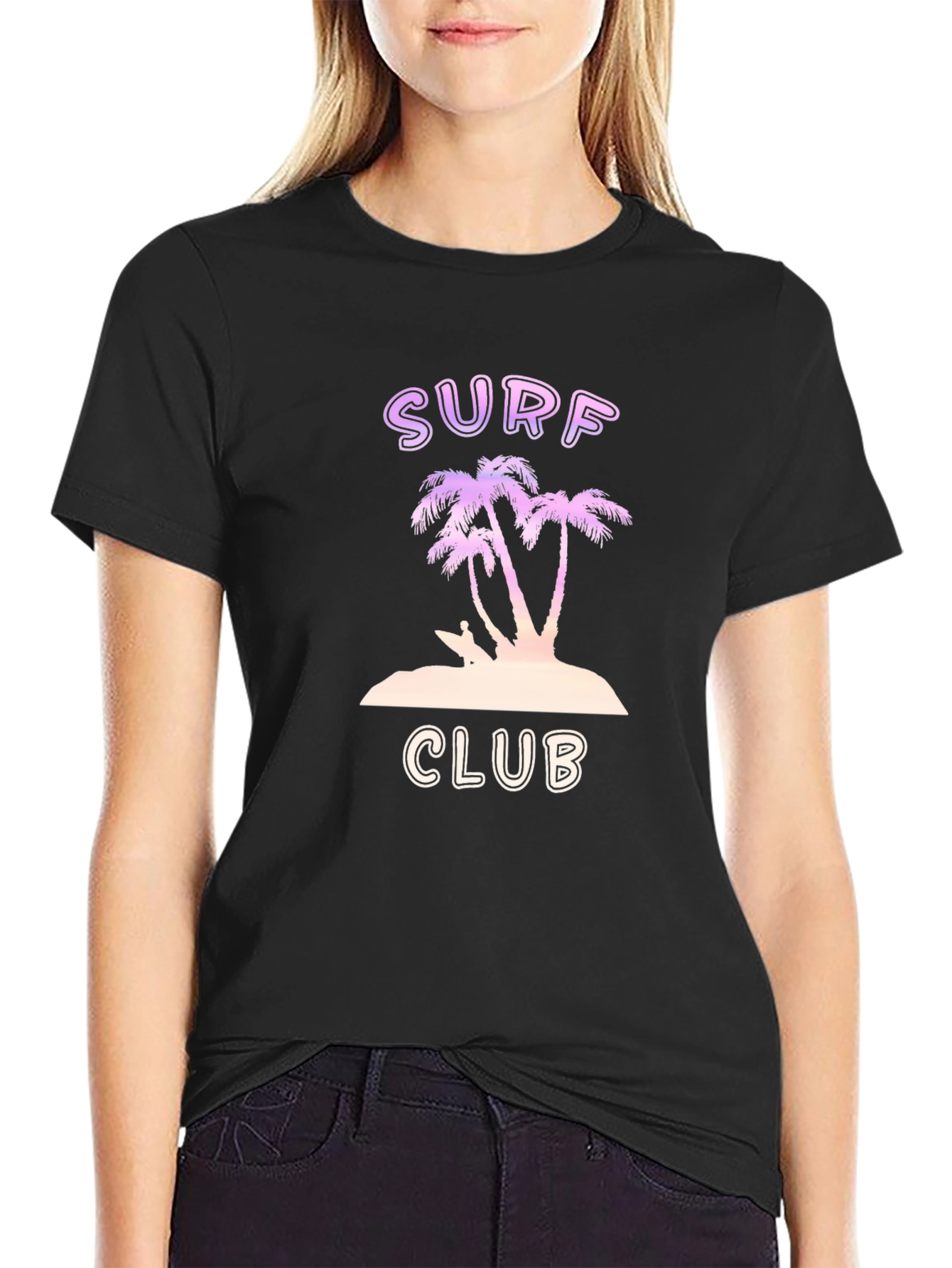Surf Club Graphic Tee - Beach Vibes T-Shirt