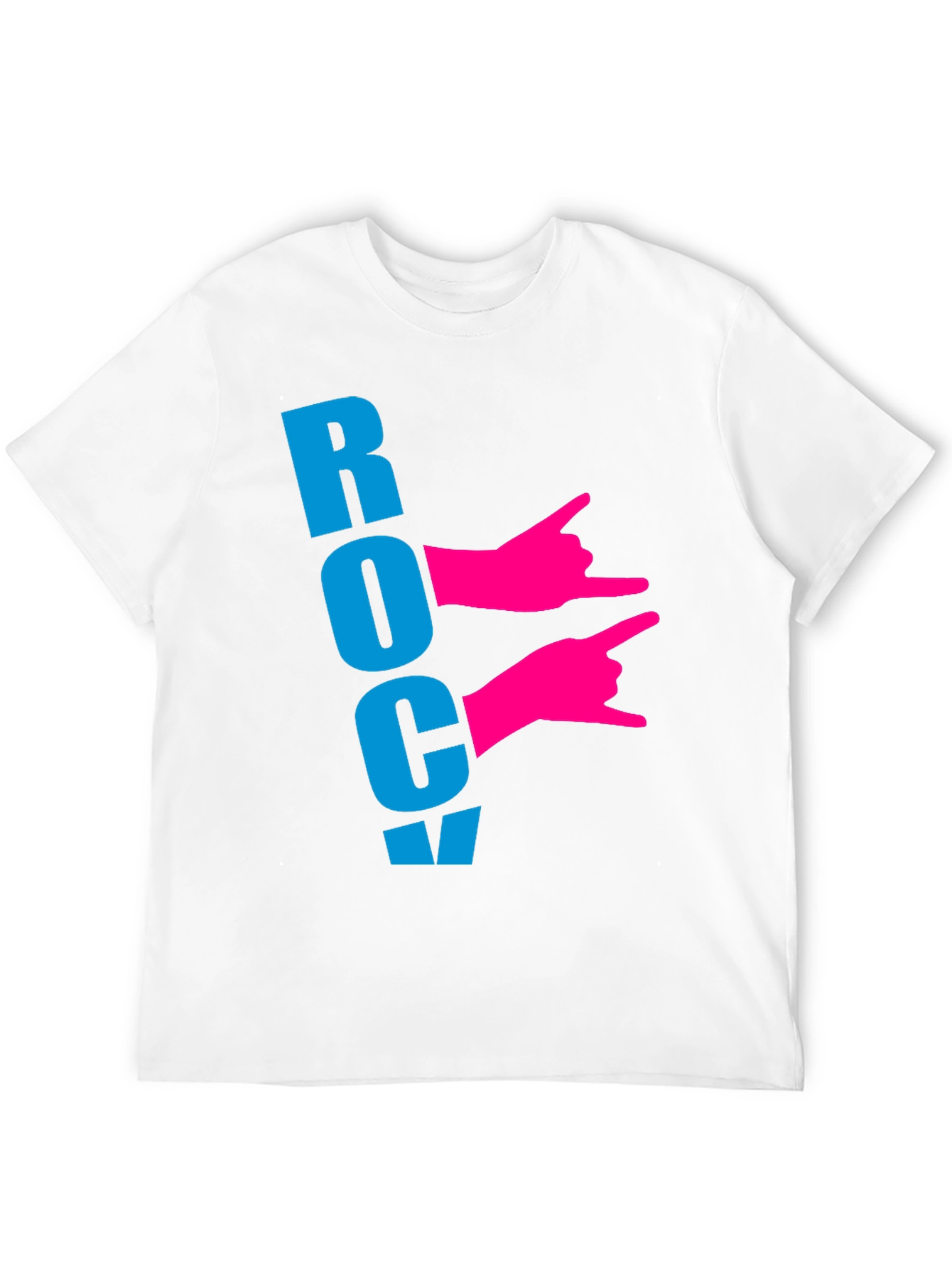 Rock On! Black Graphic T-Shirt