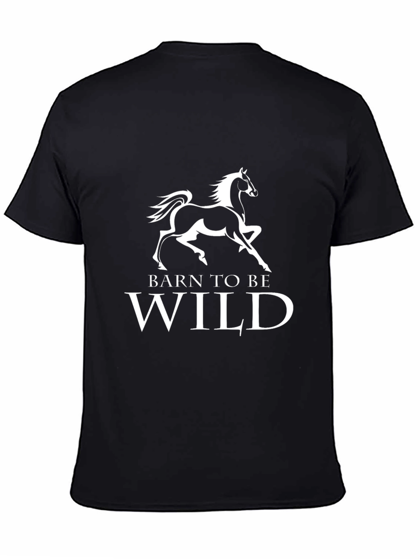 Barn to Be Wild Graphic Tee - Black