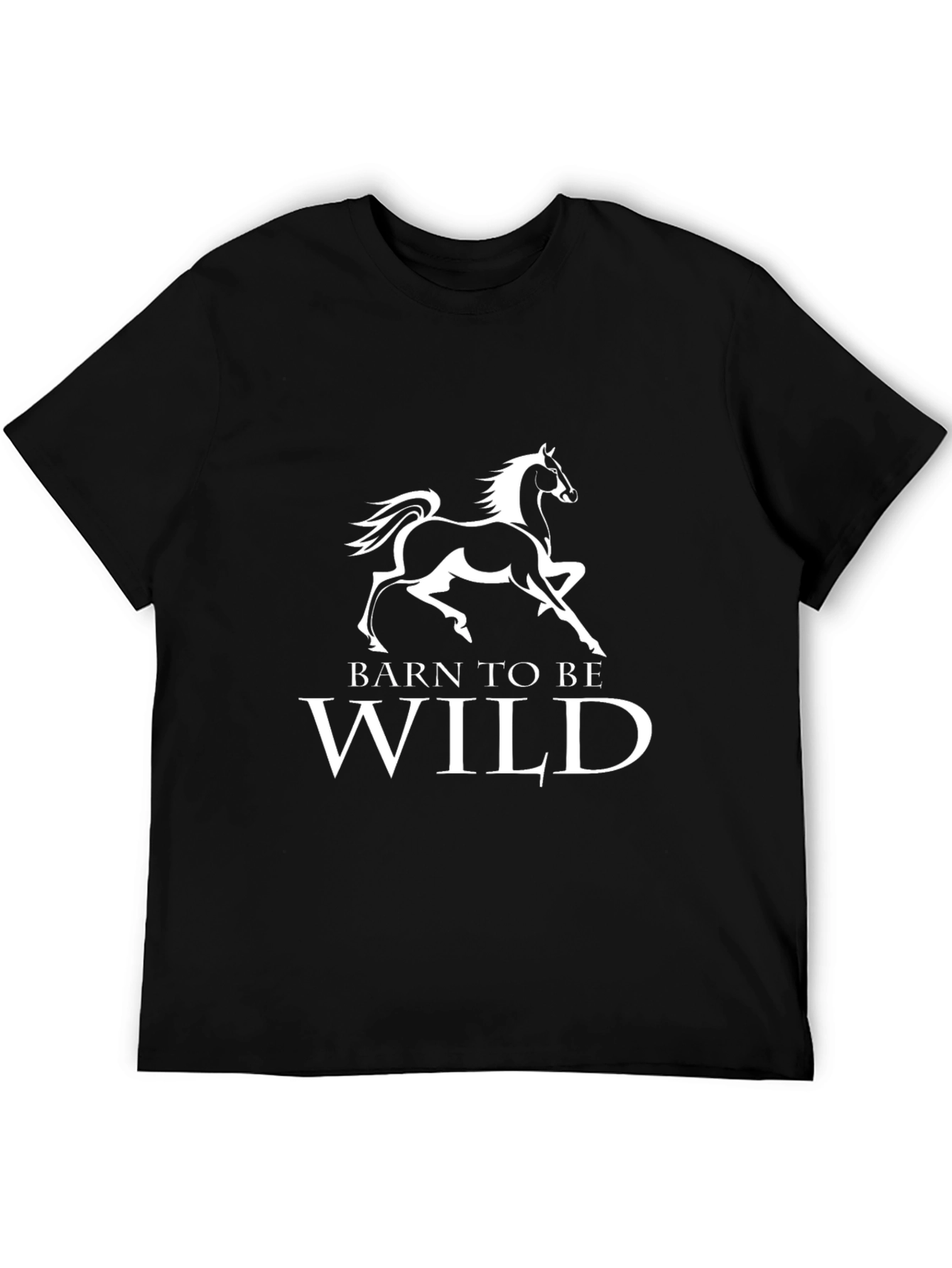 Barn to Be Wild Graphic Tee - Black